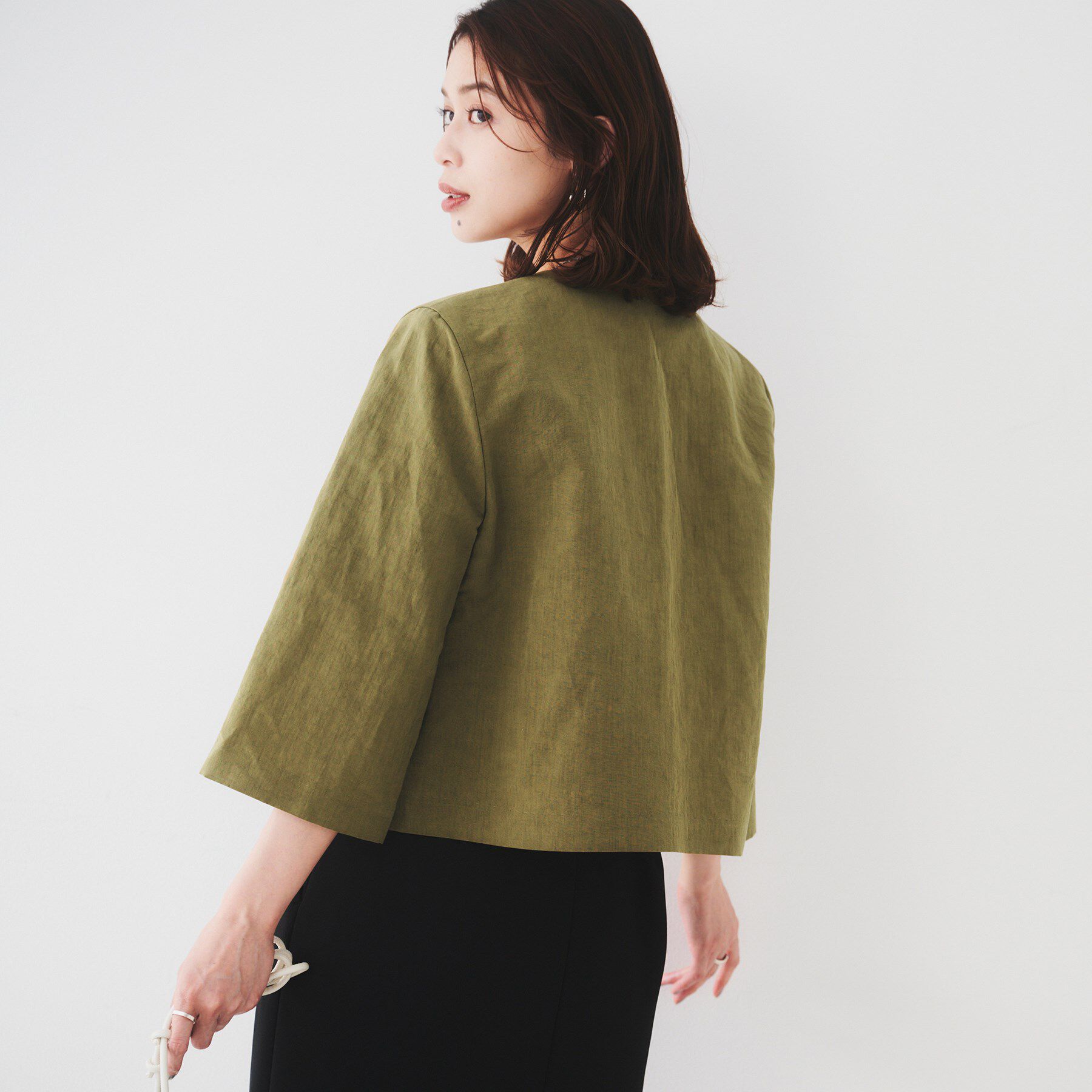 UNTITLED「【短丈/オンオフ/きれいめ】タイプライタージャケット」|ブルゾン・スタジャン|