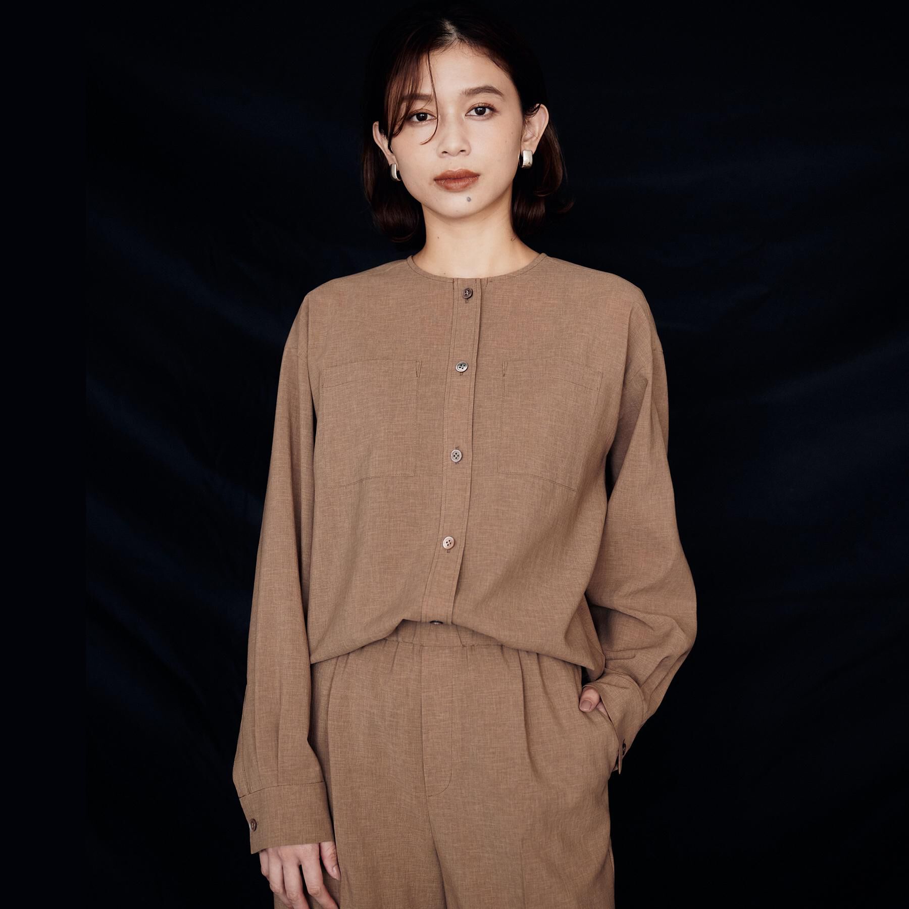 UNTITLED「【秋も着られる/セットアップ可】リラククールシャツ」|シャツ・ブラウス|