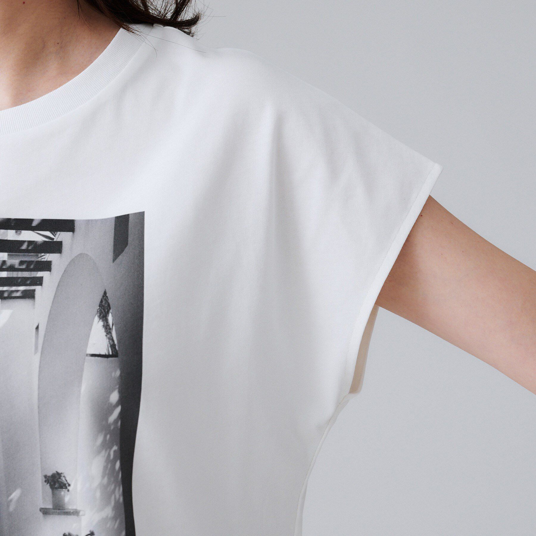 UNTITLED「【コットン100/プリントロゴ】フォトTシャツ」|Tシャツ・カットソー|