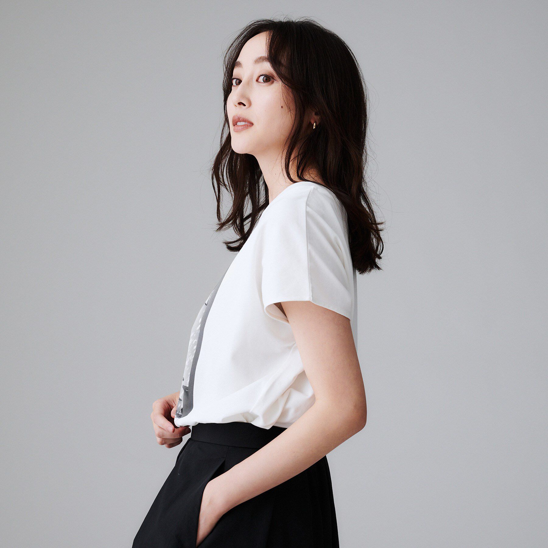 UNTITLED「【コットン100/プリントロゴ】フォトTシャツ」|Tシャツ・カットソー|