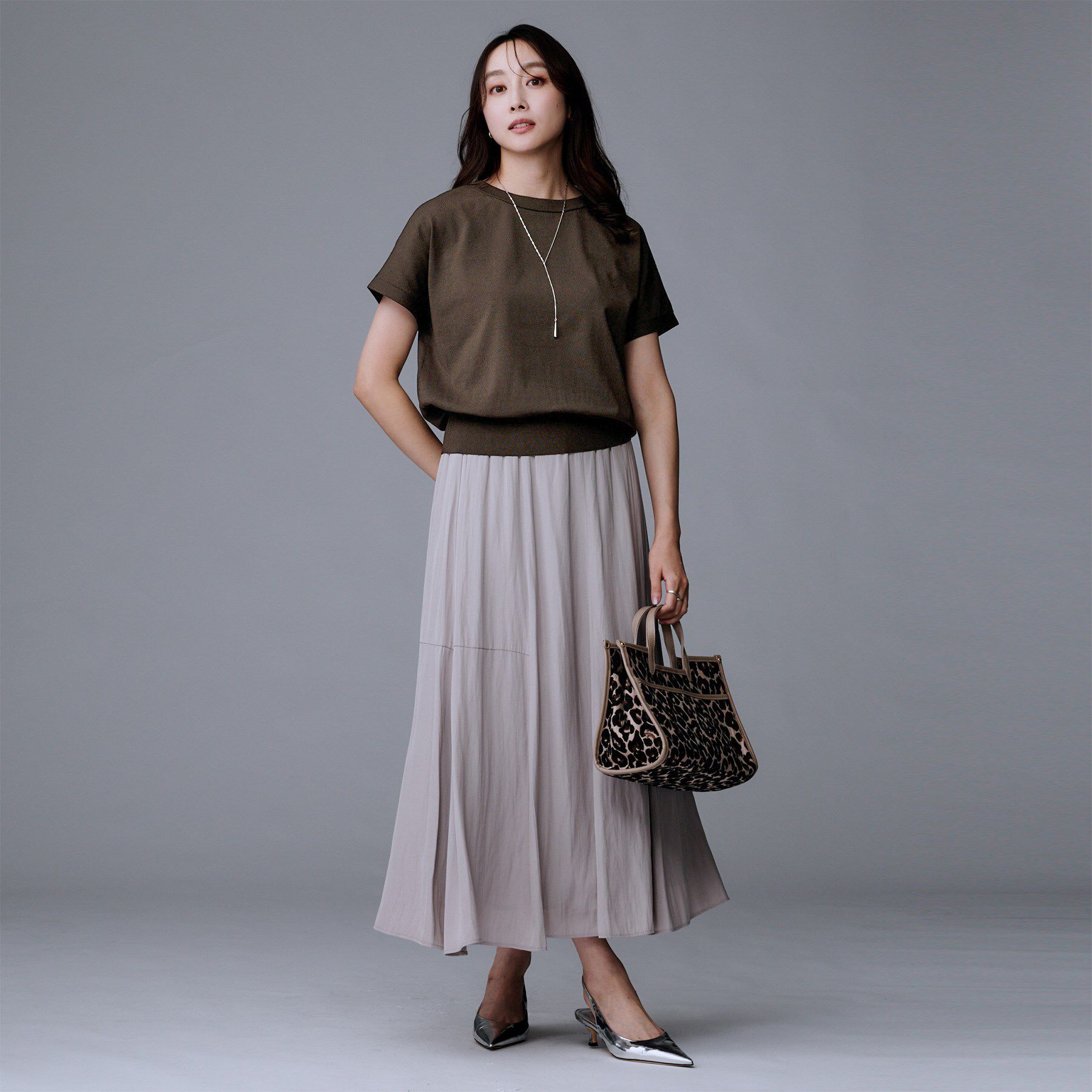 UNTITLED「【洗える/前後2WAY】ネックプルオーバーニット」|ニット・セーター|