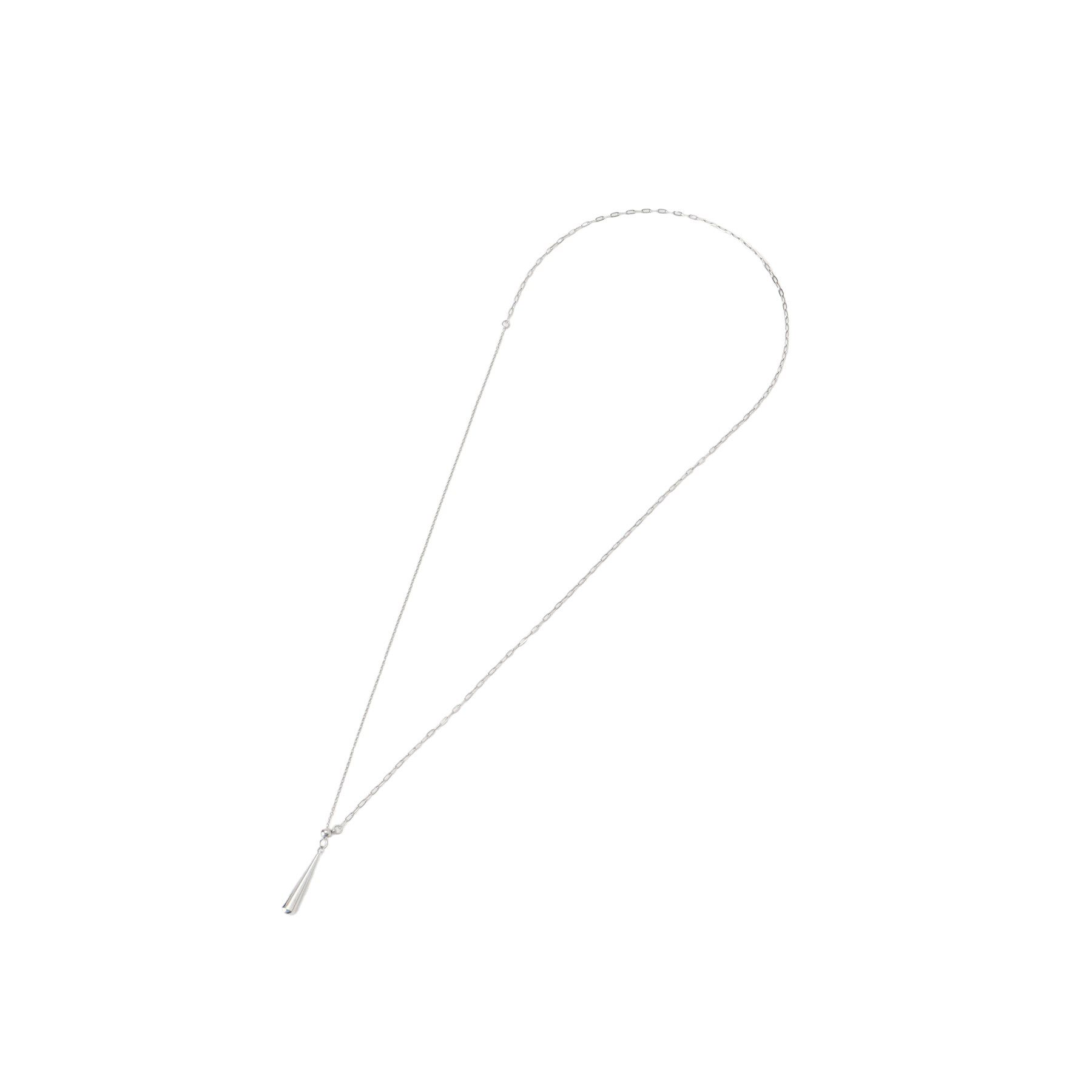 UNTITLED「【ステンレス】Y字ドロップネックレス」|ネックレス|