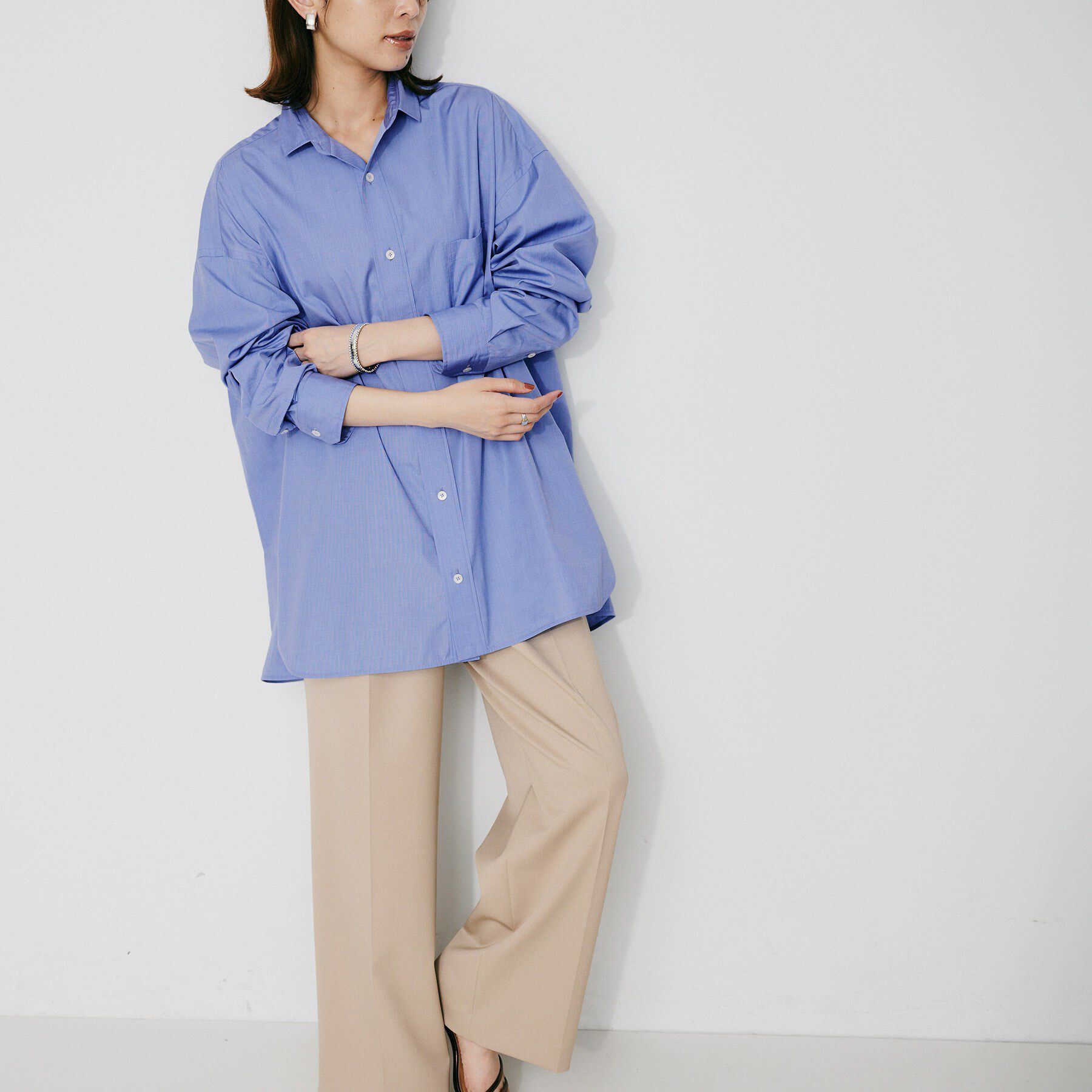 UNTITLED「【TICCA】スクエアビッグシャツ」|シャツ・ブラウス|