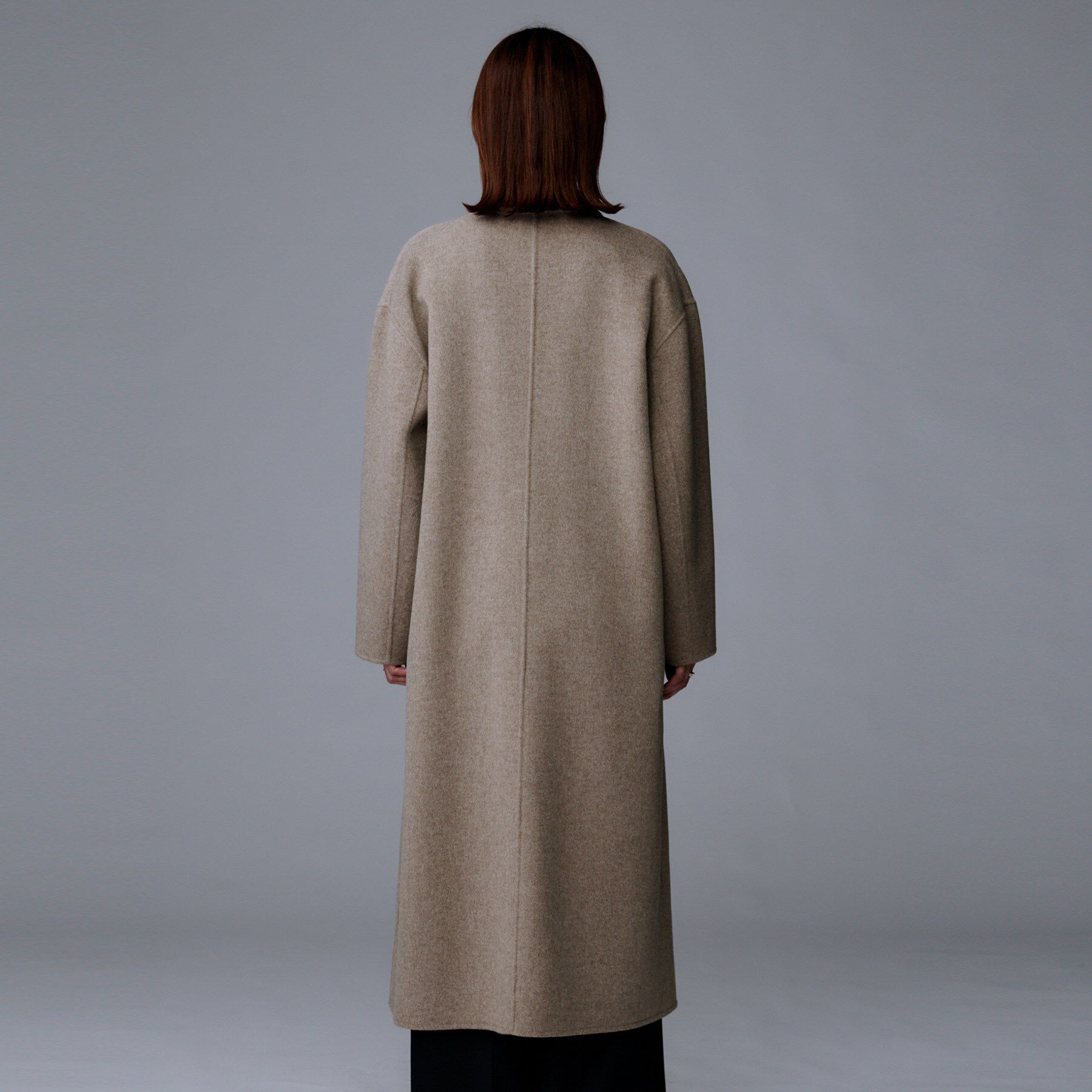 UNTITLED「【ロング丈/軽やか】テーラード　リバーコート」|チェスターコート|