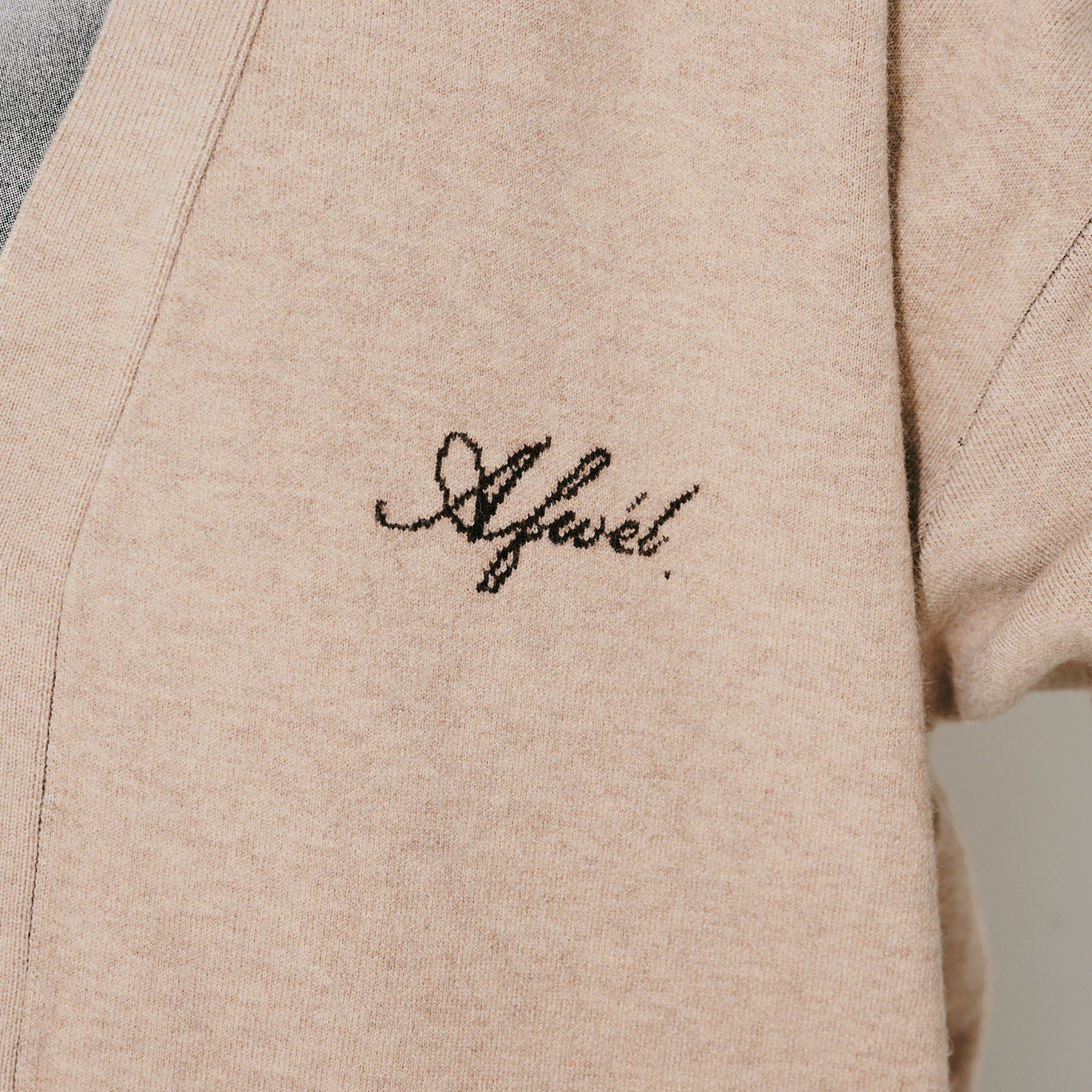 UNTITLED「【St．Johns 3rd Club】ロゴVネック カーディガン」|カーディガン|