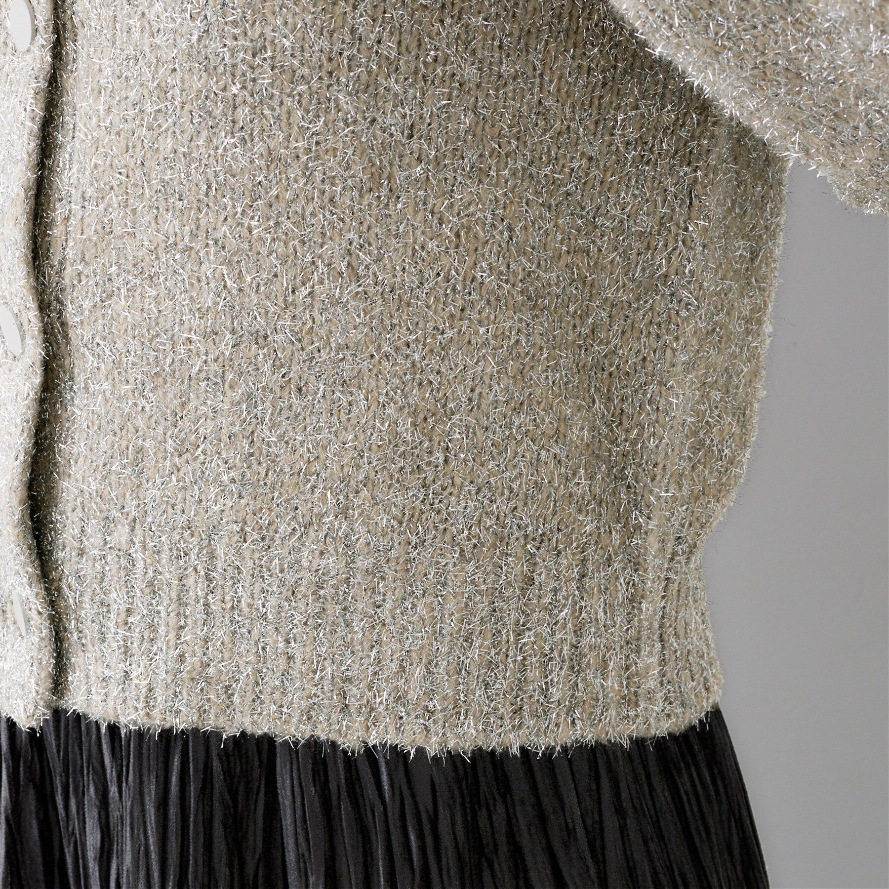 UNTITLED「【ラメ風/着映え】ファンシーヤーン カーディガン」|カーディガン|