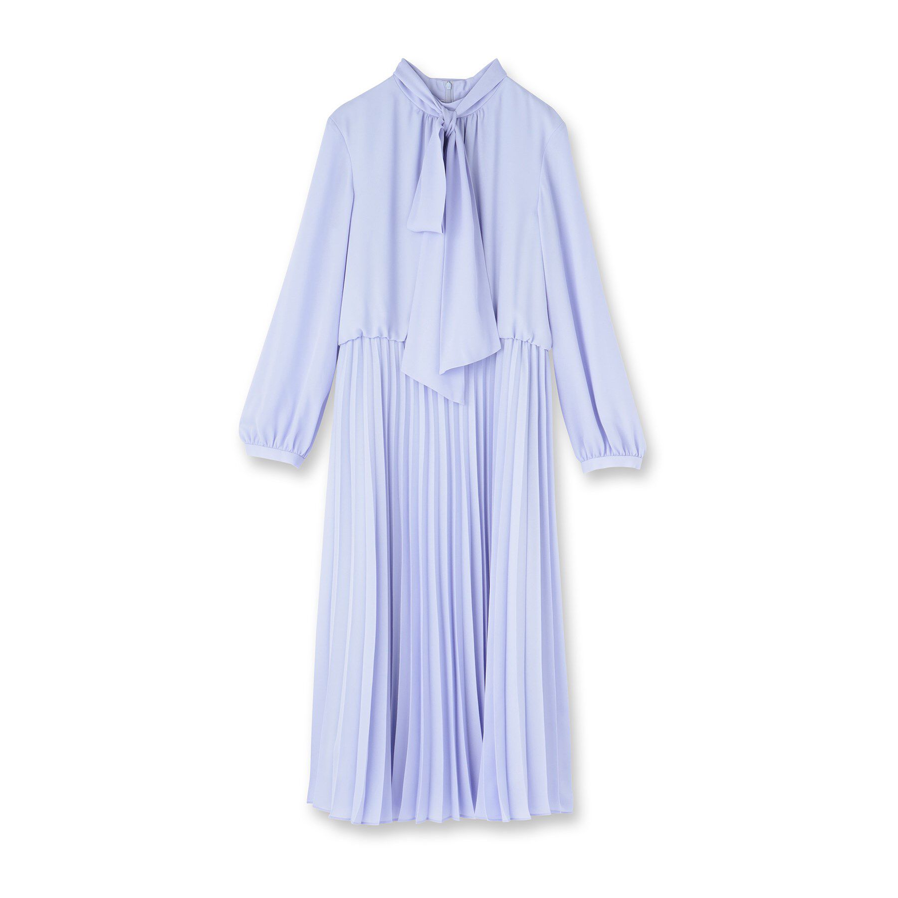 UNTITLED「【セレモニー/フォーマル/洗える】ボウタイ プリーツワンピース」|ワンピース|