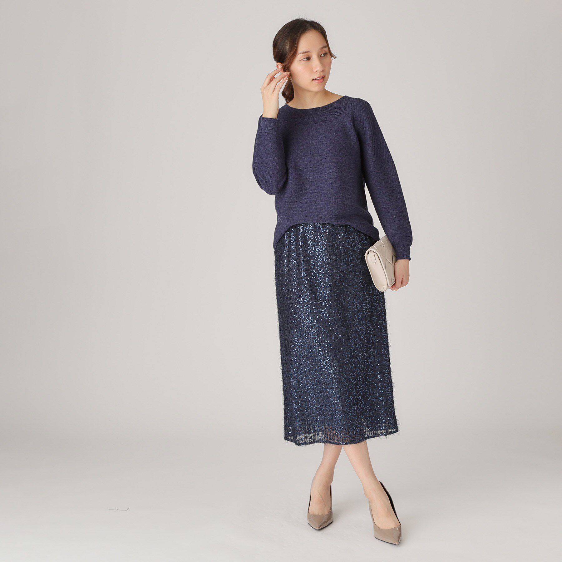 COUP DE CHANCE「【洗える／日本製】無縫製ニットトップス」|ニット・セーター|