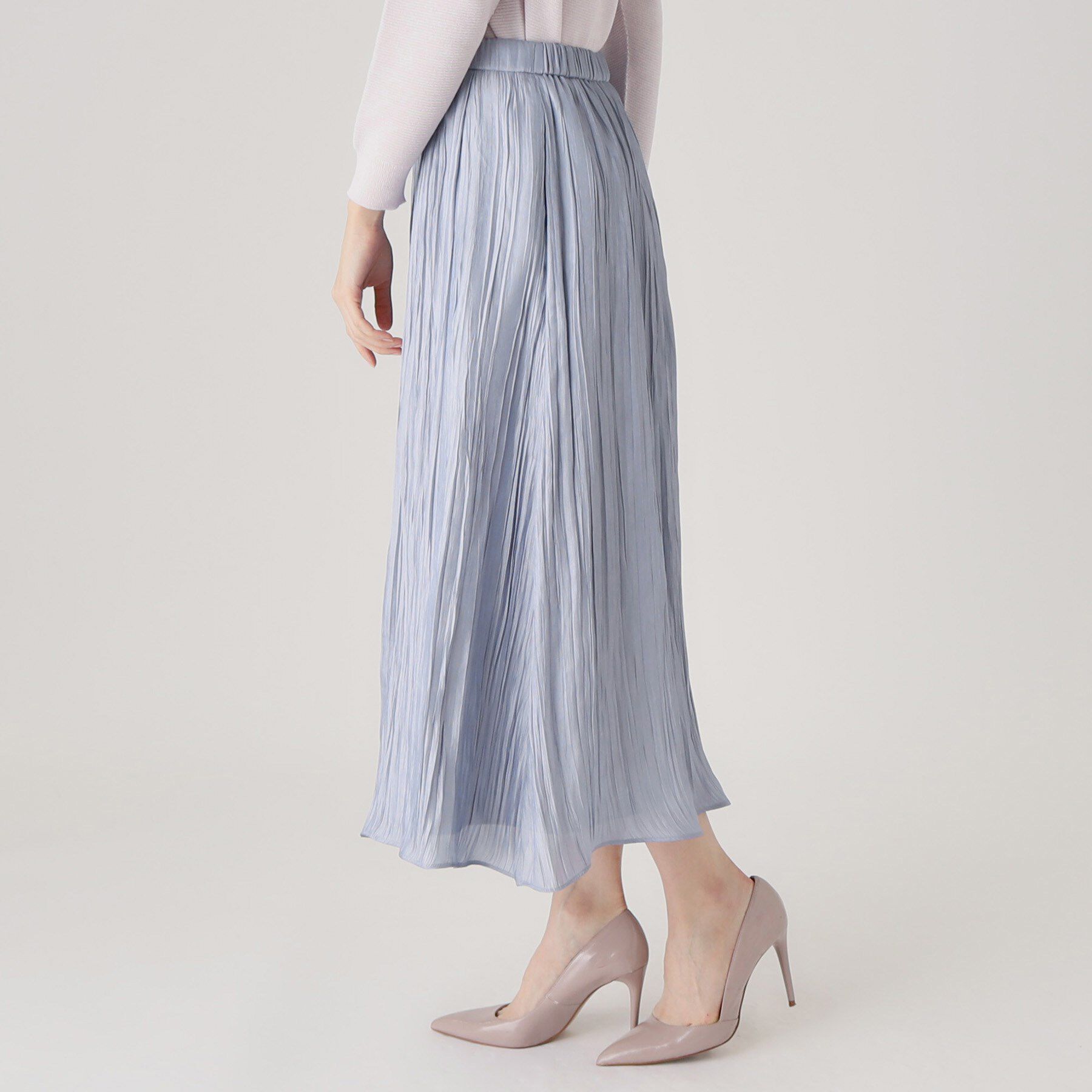 COUP DE CHANCE「【洗える／日本製／ウエストゴム】ランダムプリーツスカート」|スカート|