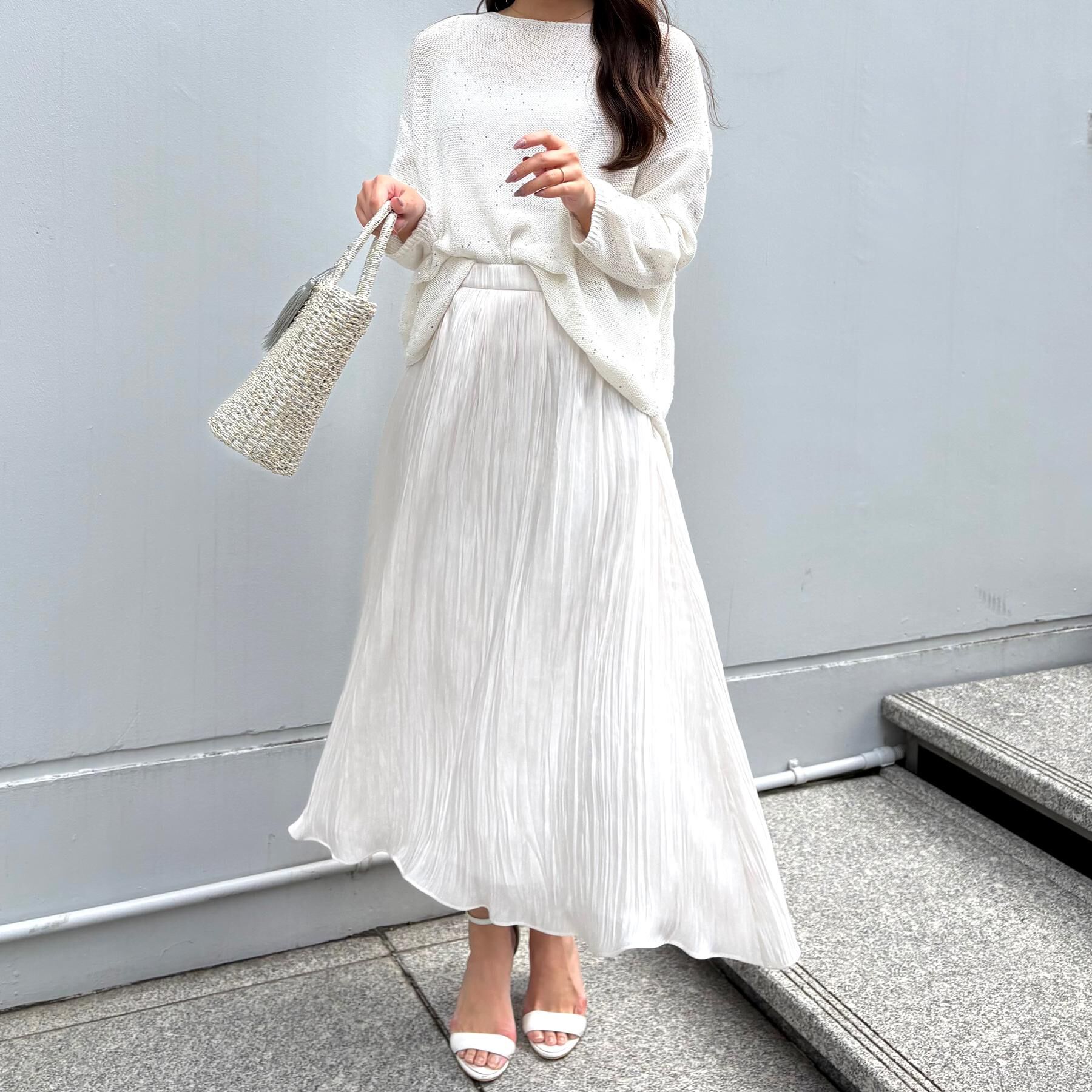 COUP DE CHANCE「【洗える／日本製／ウエストゴム】ランダムプリーツスカート」|スカート|