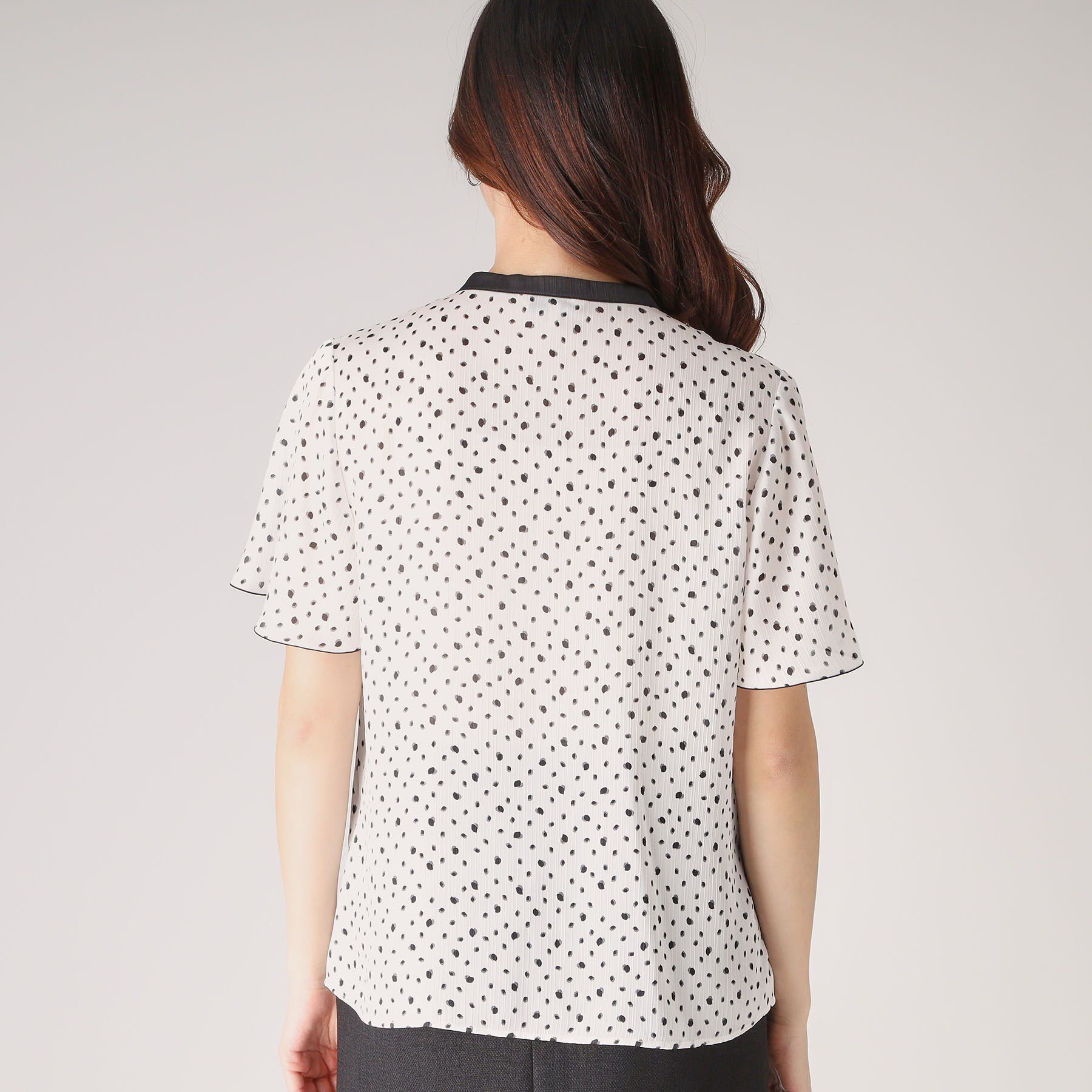 COUP DE CHANCE「【洗える】フリルデザインブラウス」|シャツ・ブラウス|