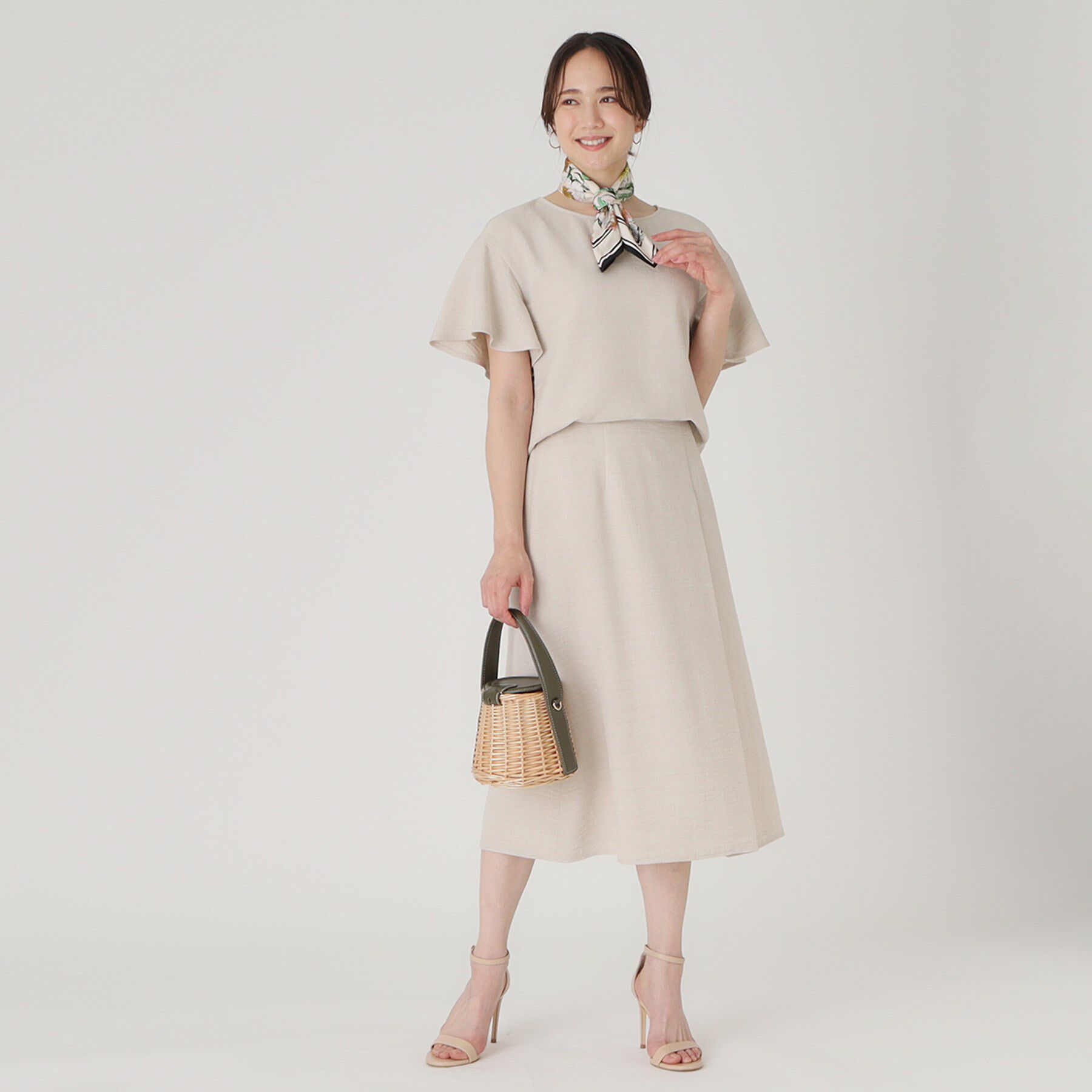 COUP DE CHANCE「【洗える/ウエストゴム】フレアースカート」|スカート|