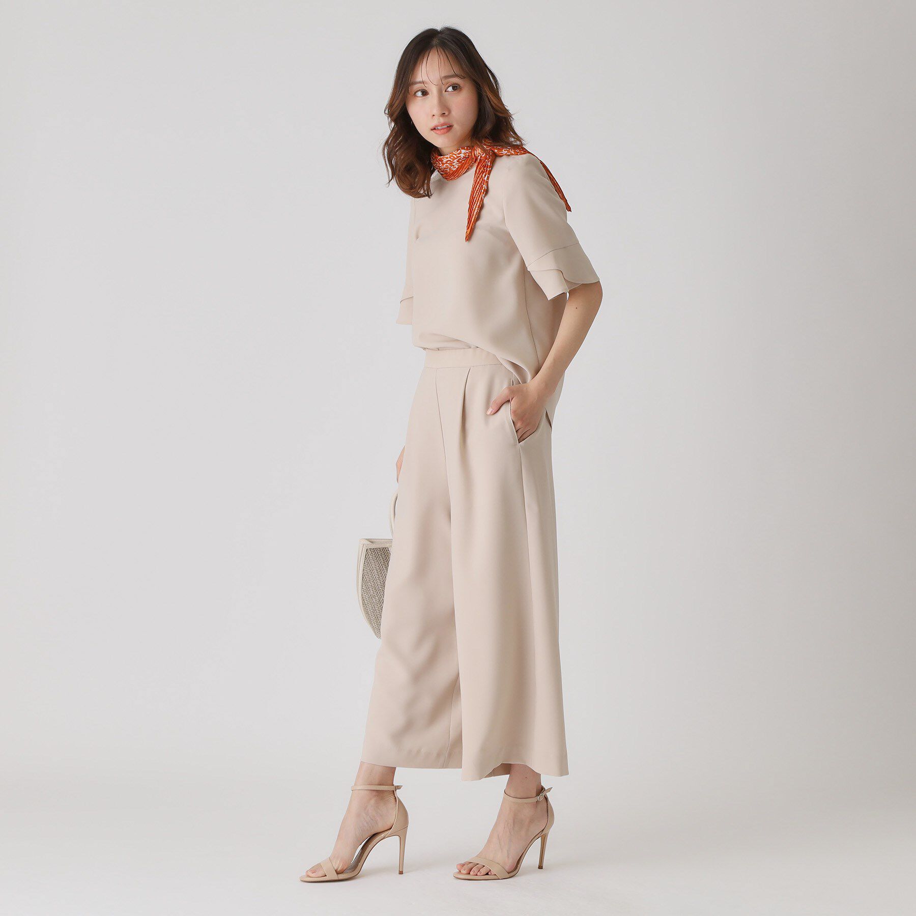 COUP DE CHANCE「【洗える／日本製】ウエストゴムワイドパンツ」|その他|