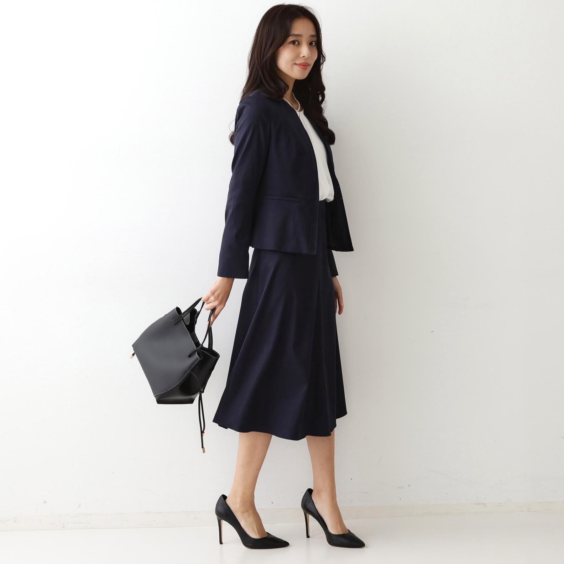 COUP DE CHANCE「【手洗い可／日本製】スェード調ノーカラージャケット」|ノーカラージャケット|