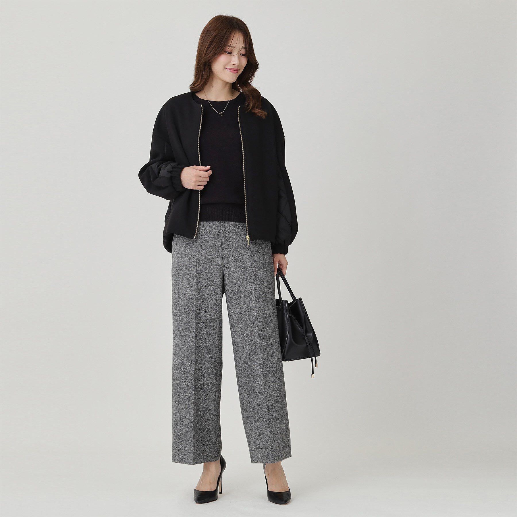 COUP DE CHANCE「【軽羽織】中綿キルティングブルゾン」|ブルゾン・スタジャン|