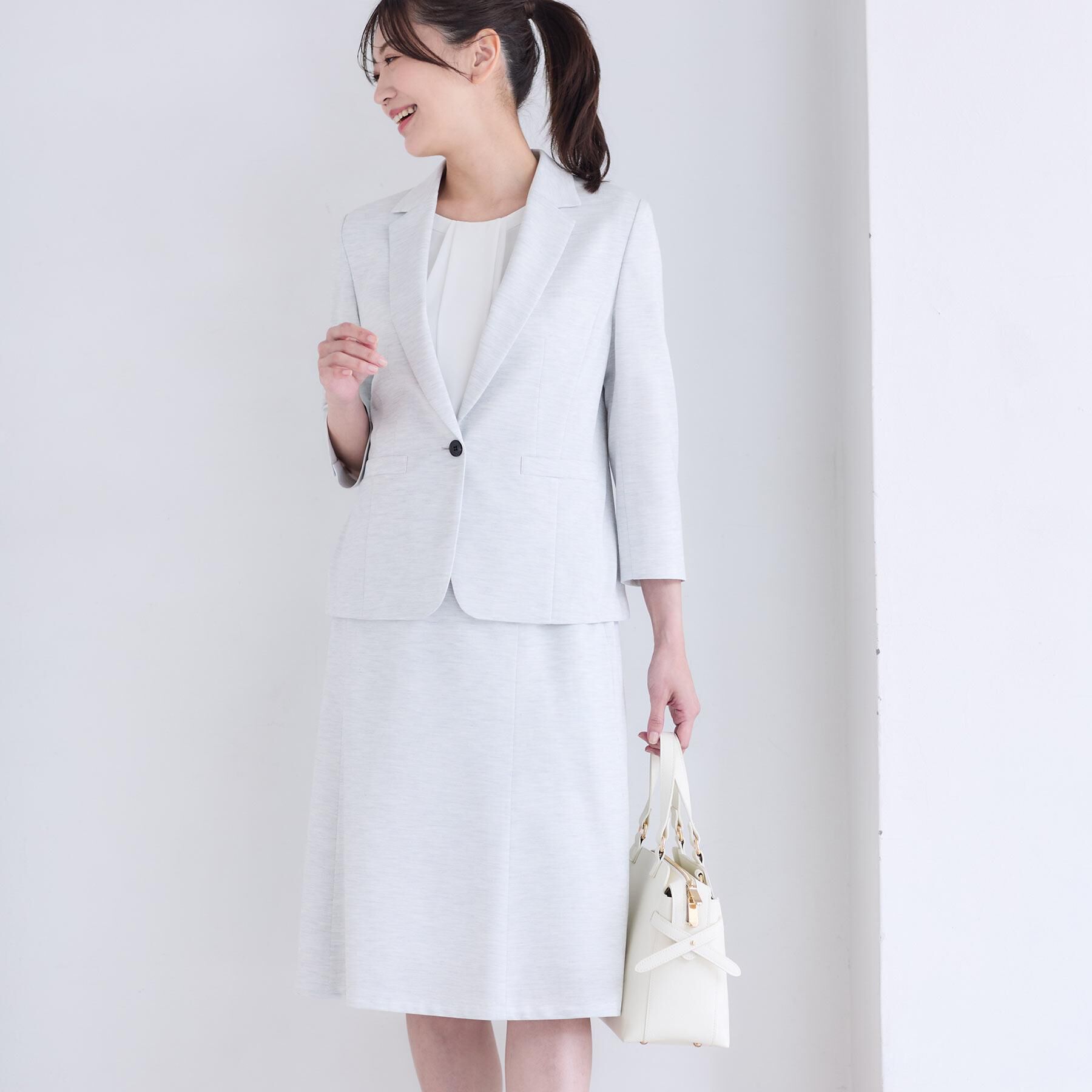 Reflect「【匠シリーズ／洗える】匠ソフトフレアスカート」|スカート|