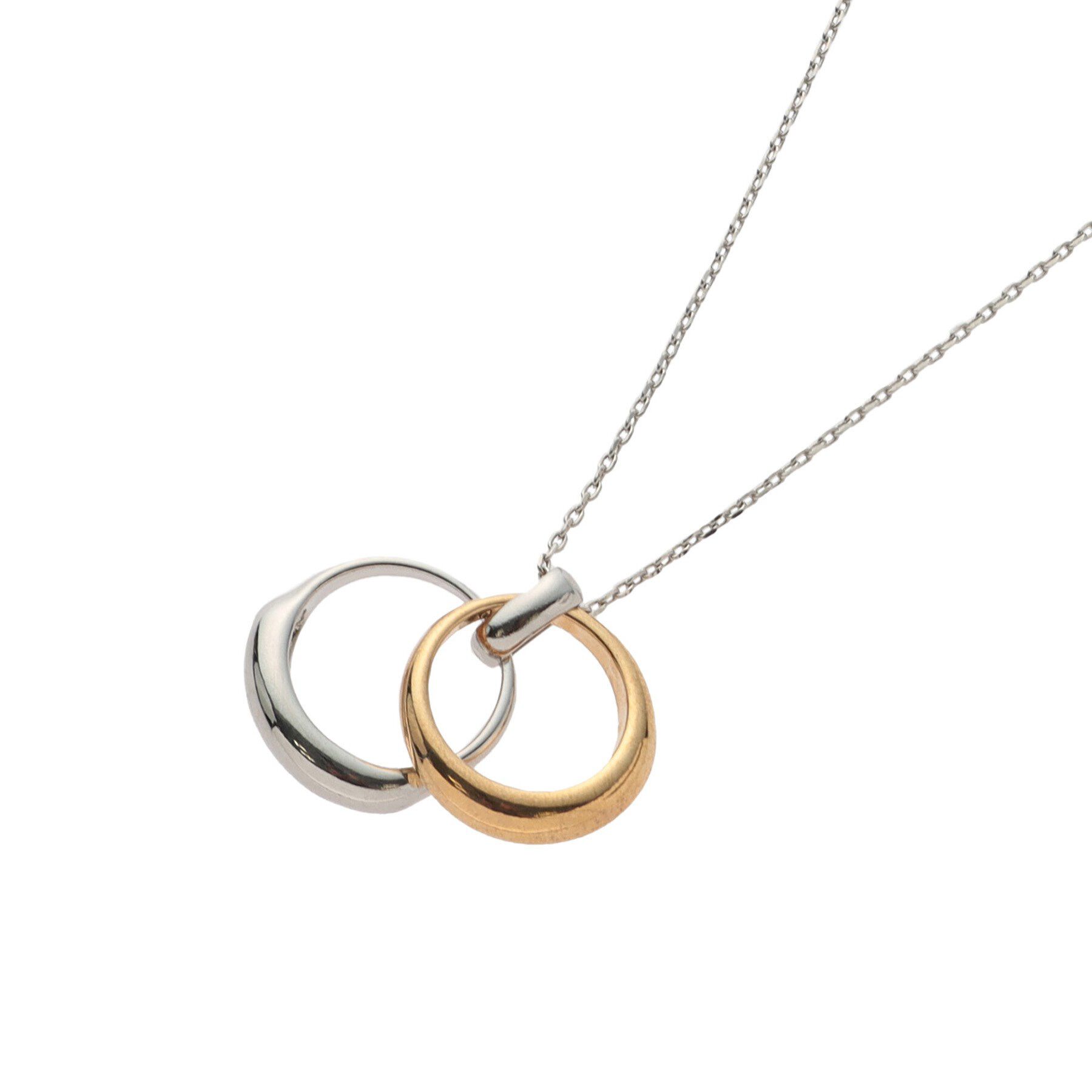 Reflect「【カジュアルにもエレガントにも◎】ダブルリングネックレス」|ネックレス|