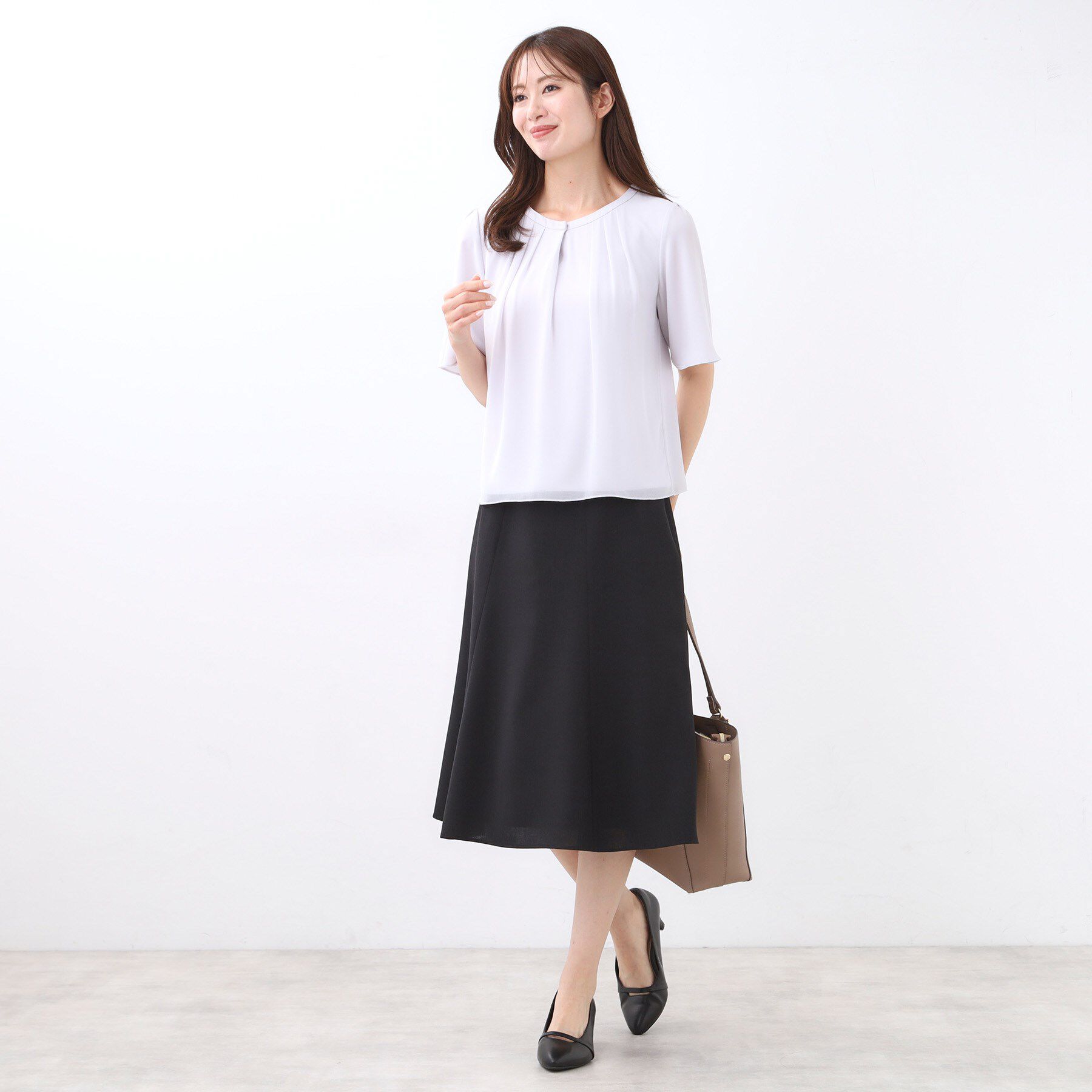 Reflect「【美シルエット】ソフトマーメイドスカート」|スカート|