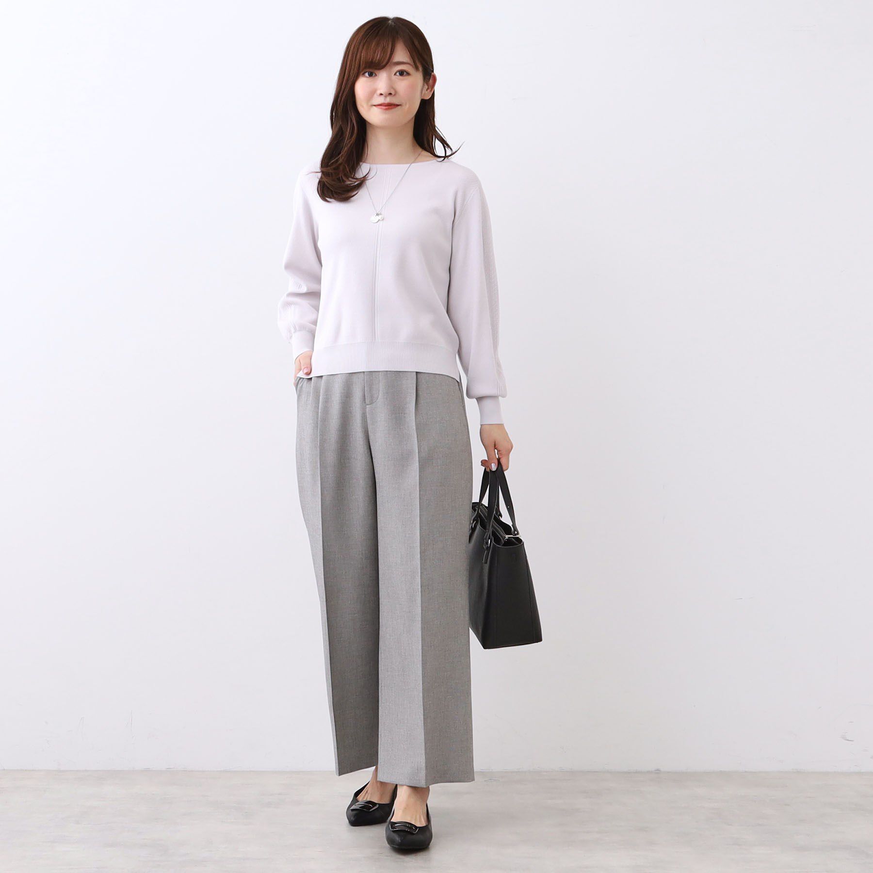 Reflect「【単品使いOK◎／セットアップ可】リラクシーメランジワイドパンツ」|その他|