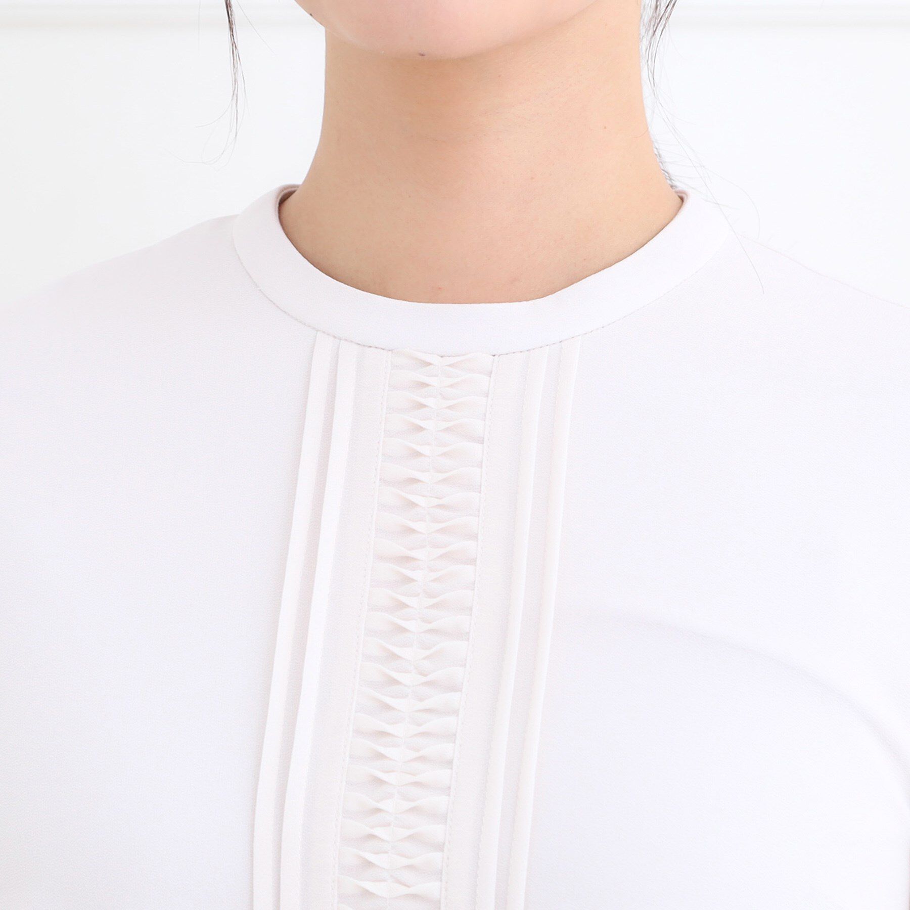 Reflect「【フォーマル／入卒／お仕事に◎】スタンドネックブラウス」|シャツ・ブラウス|