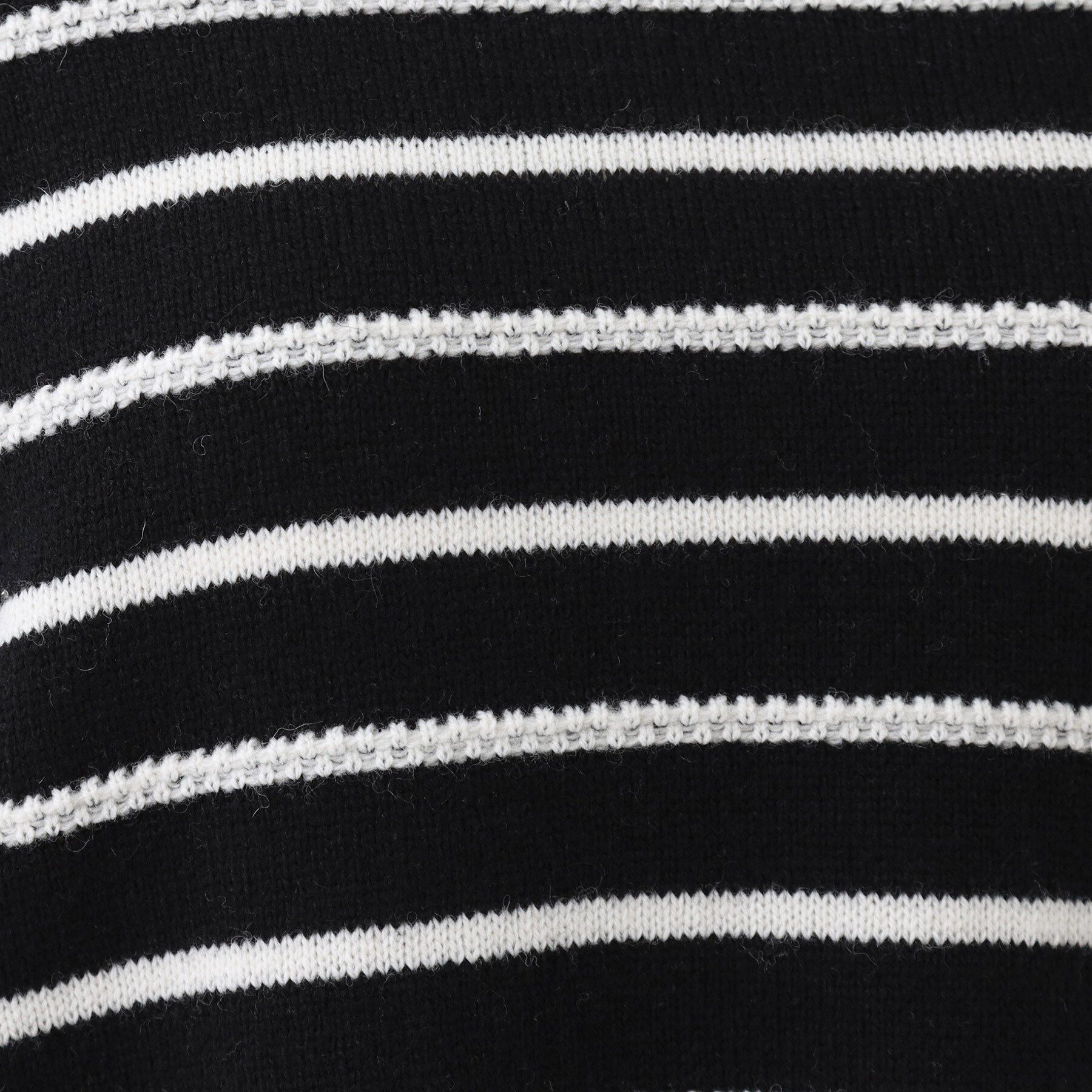 Reflect「【ゆったり着られる◎】ボートネックボーダーニット」|ニット・セーター|