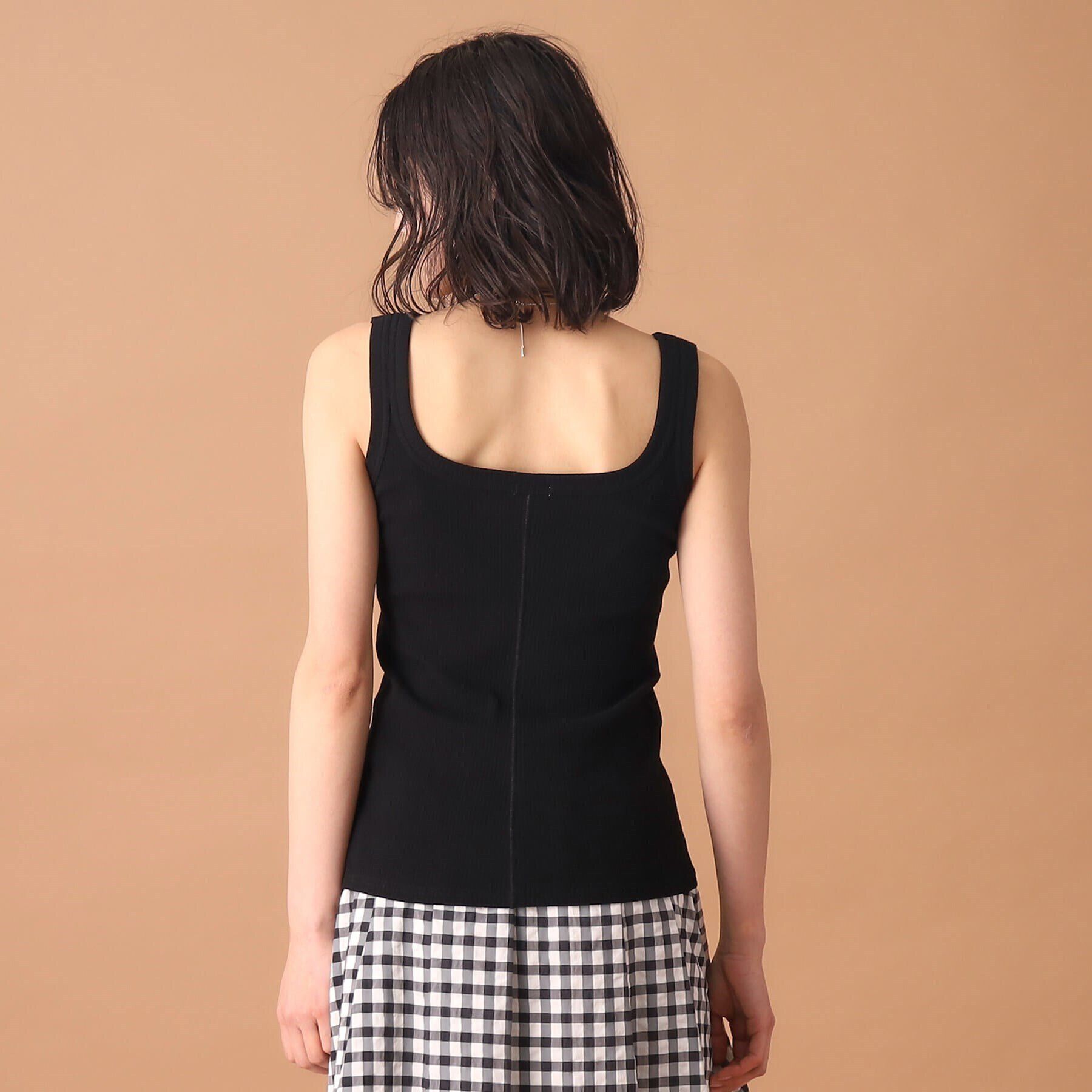 DRESSTERIOR「【洗える／インナーやメインにも大活躍】ランダムテレコタンクトップ」|キャミソール|