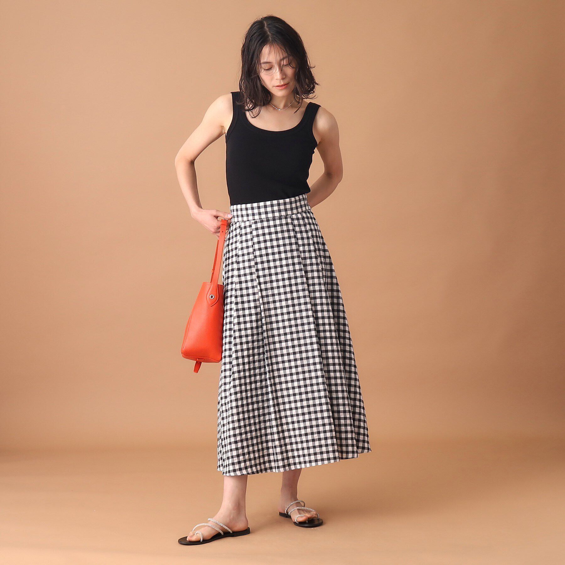 DRESSTERIOR「【洗える／インナーやメインにも大活躍】ランダムテレコタンクトップ」|キャミソール|