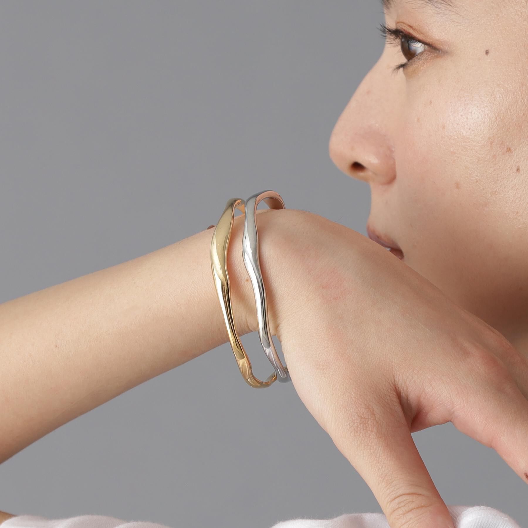 DRESSTERIOR「バイカラーバングル」|ブレスレット・バングル|