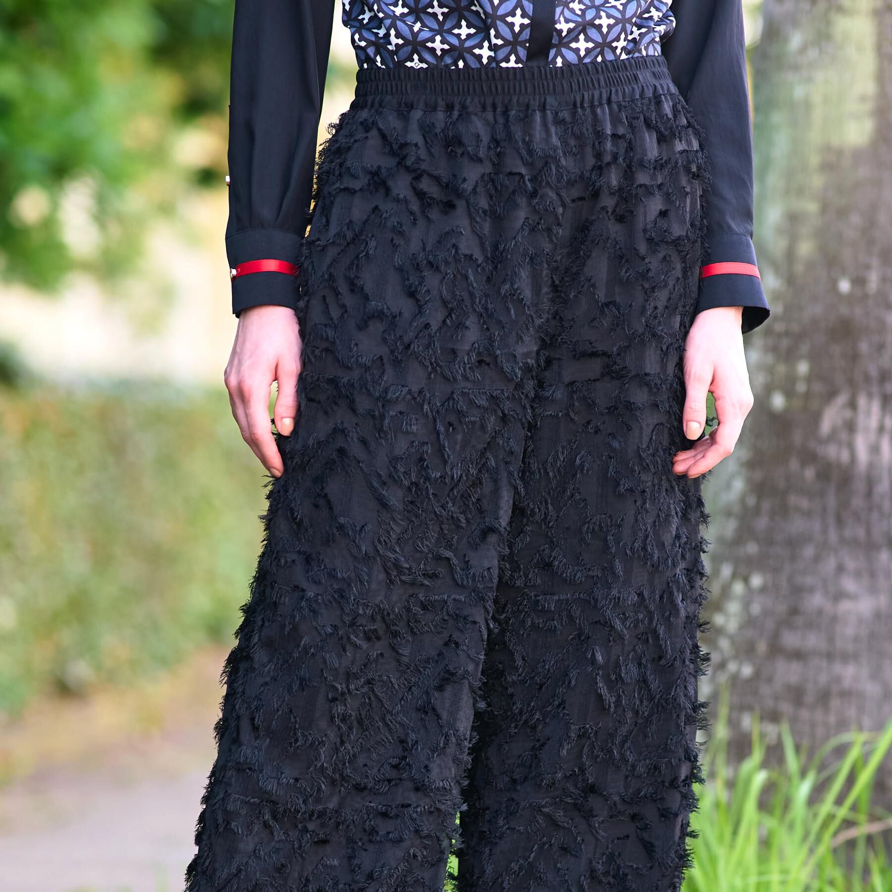 DRESSTERIOR「【セットアップ可/美人百花/美香さん着用】カットジャカードイージーパンツ」|その他|