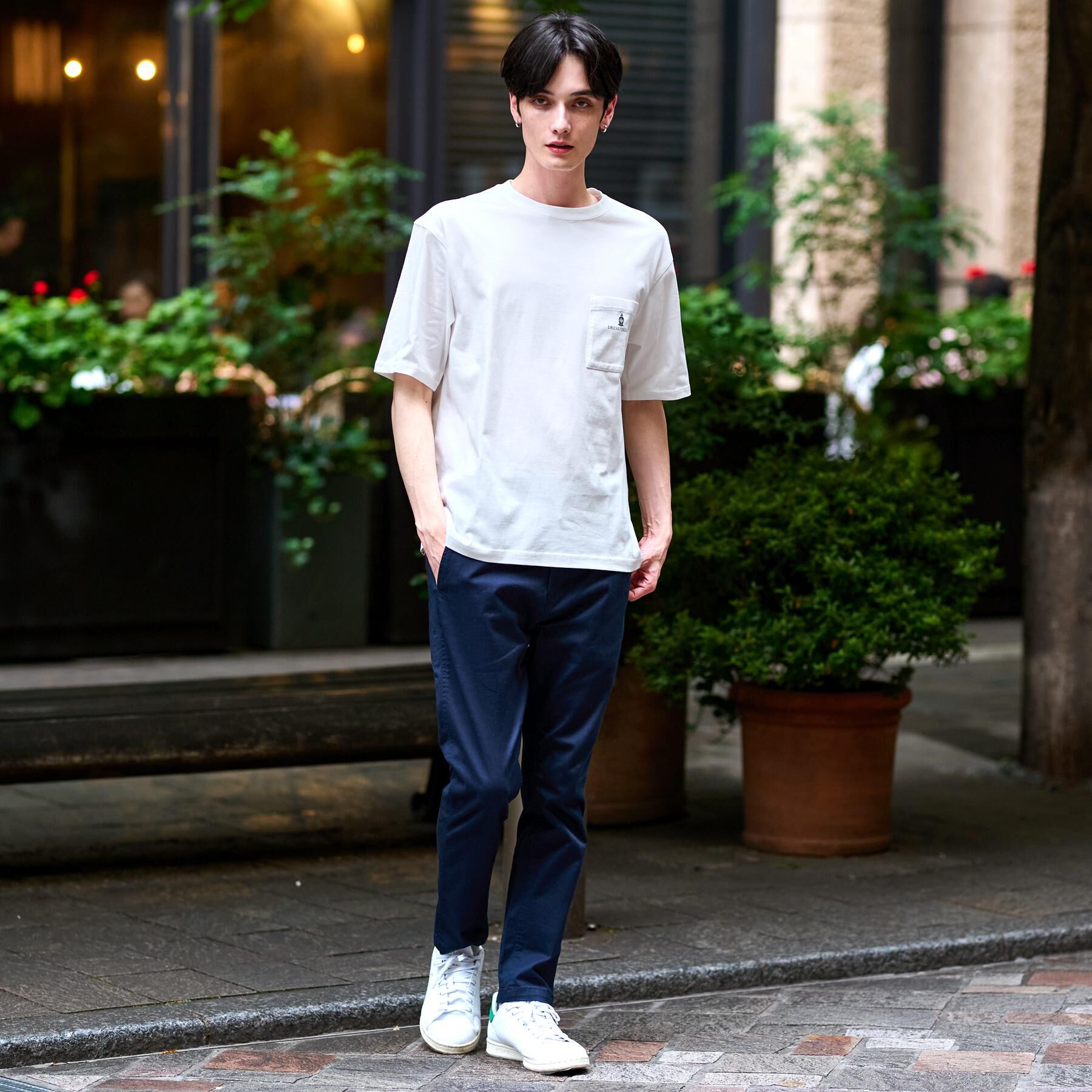 DRESSTERIOR「バックプリント ハーフスリーブTシャツ」|Tシャツ・カットソー|