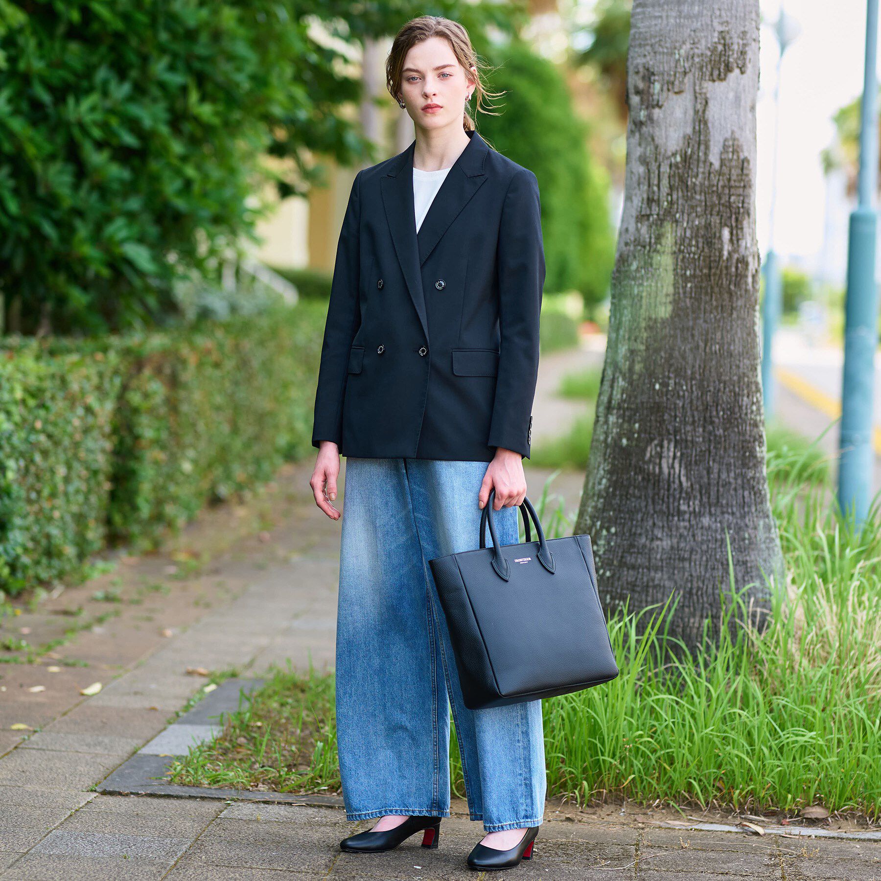 DRESSTERIOR「【セットアップ可/オンオフ】ブラックダブルジャケット」|テーラードジャケット|