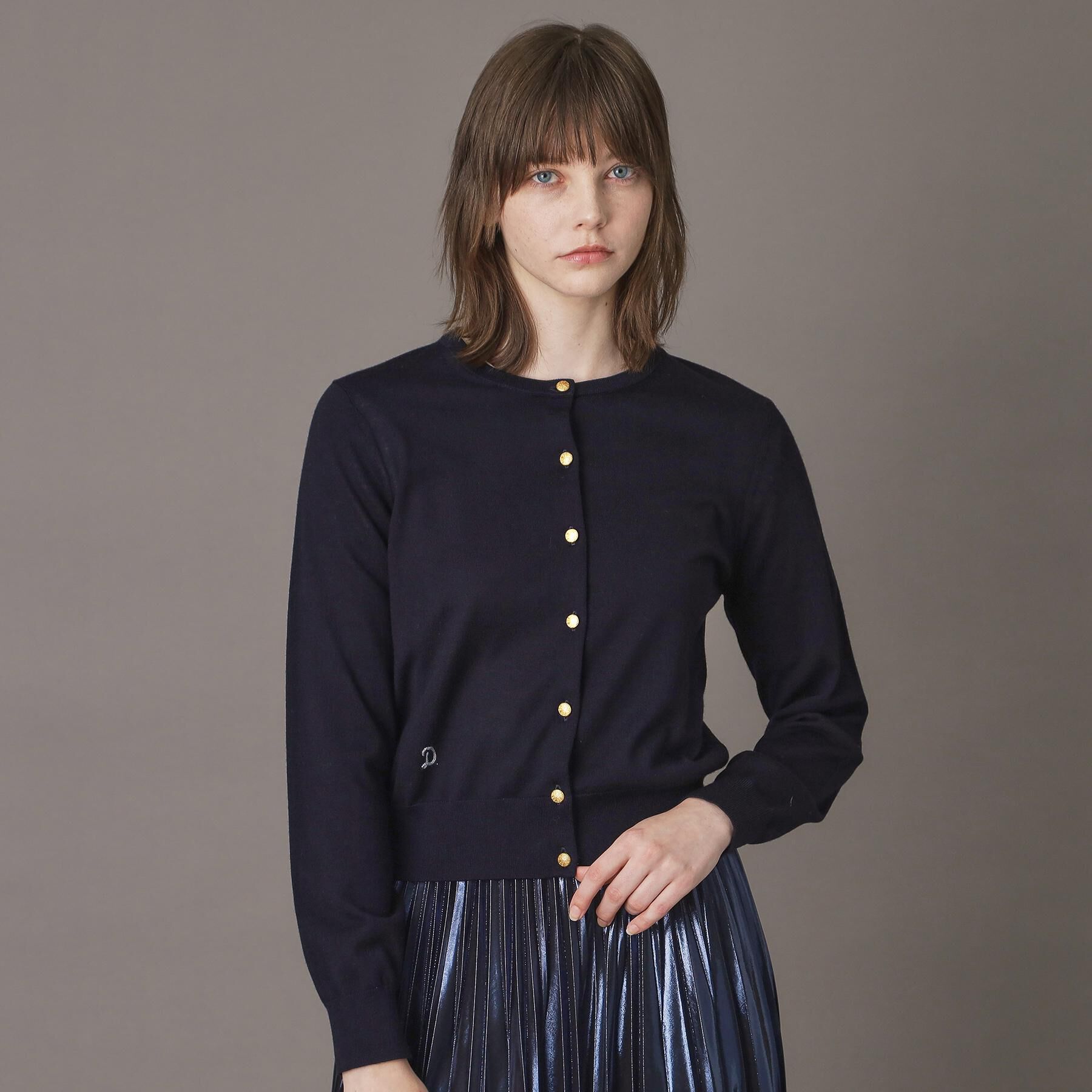 DRESSTERIOR「ウォッシャブルファインウールカーディガン」|カーディガン|
