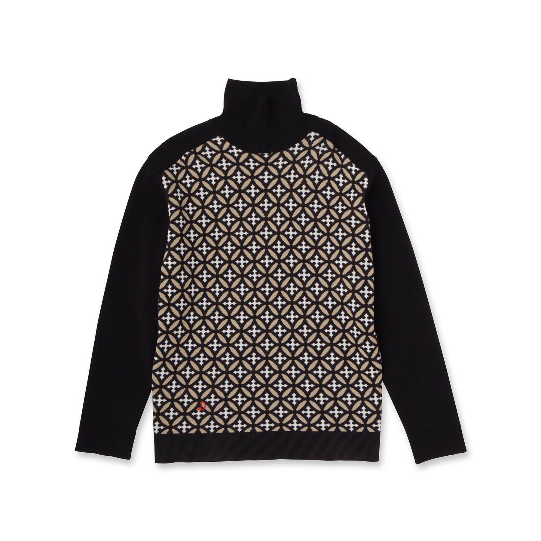 DRESSTERIOR「オーバーラップサークルジャカード タートルニット」|ニット・セーター|