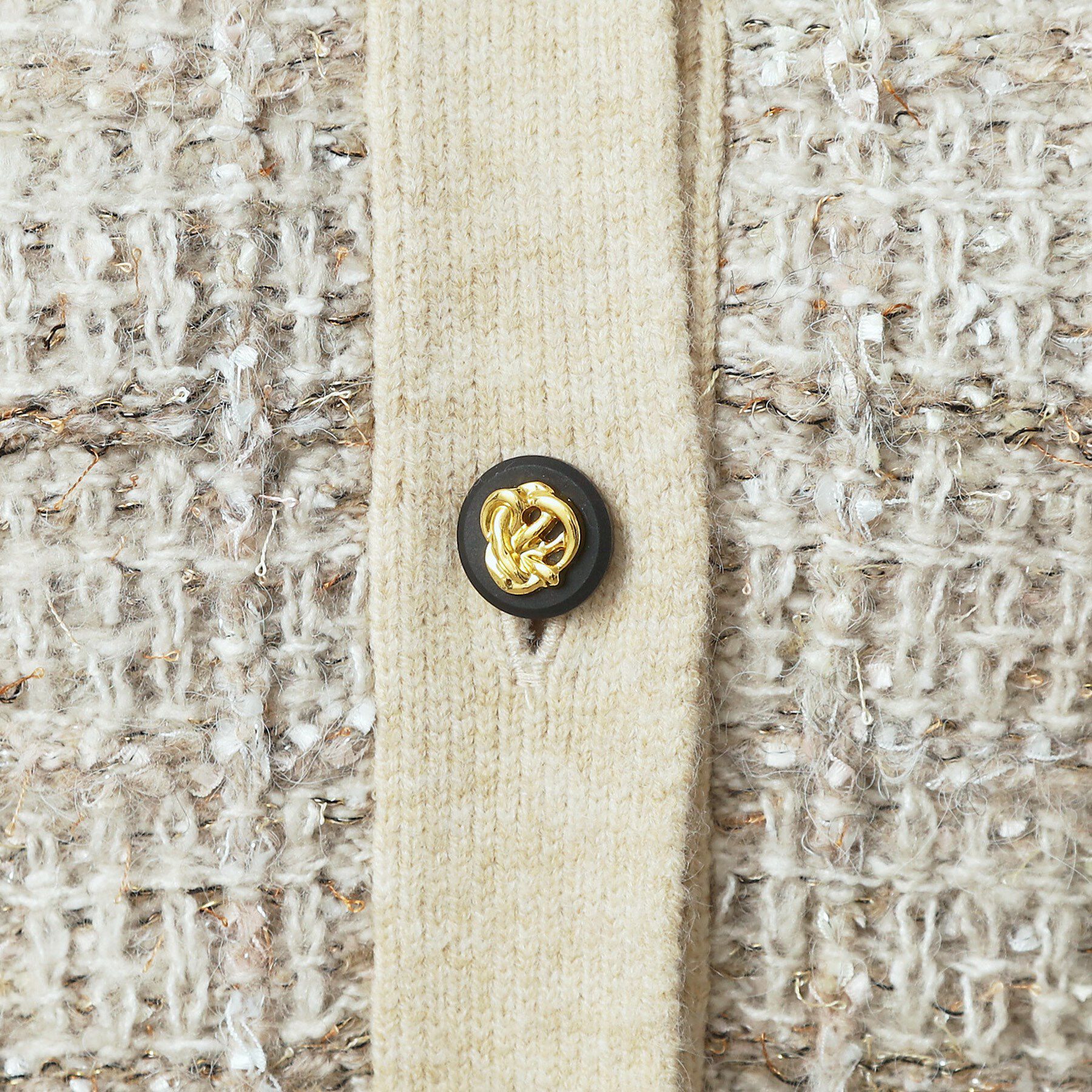 DRESSTERIOR「【otonaMUSE 11月号掲載】ツイードニットカーディガン」|カーディガン|