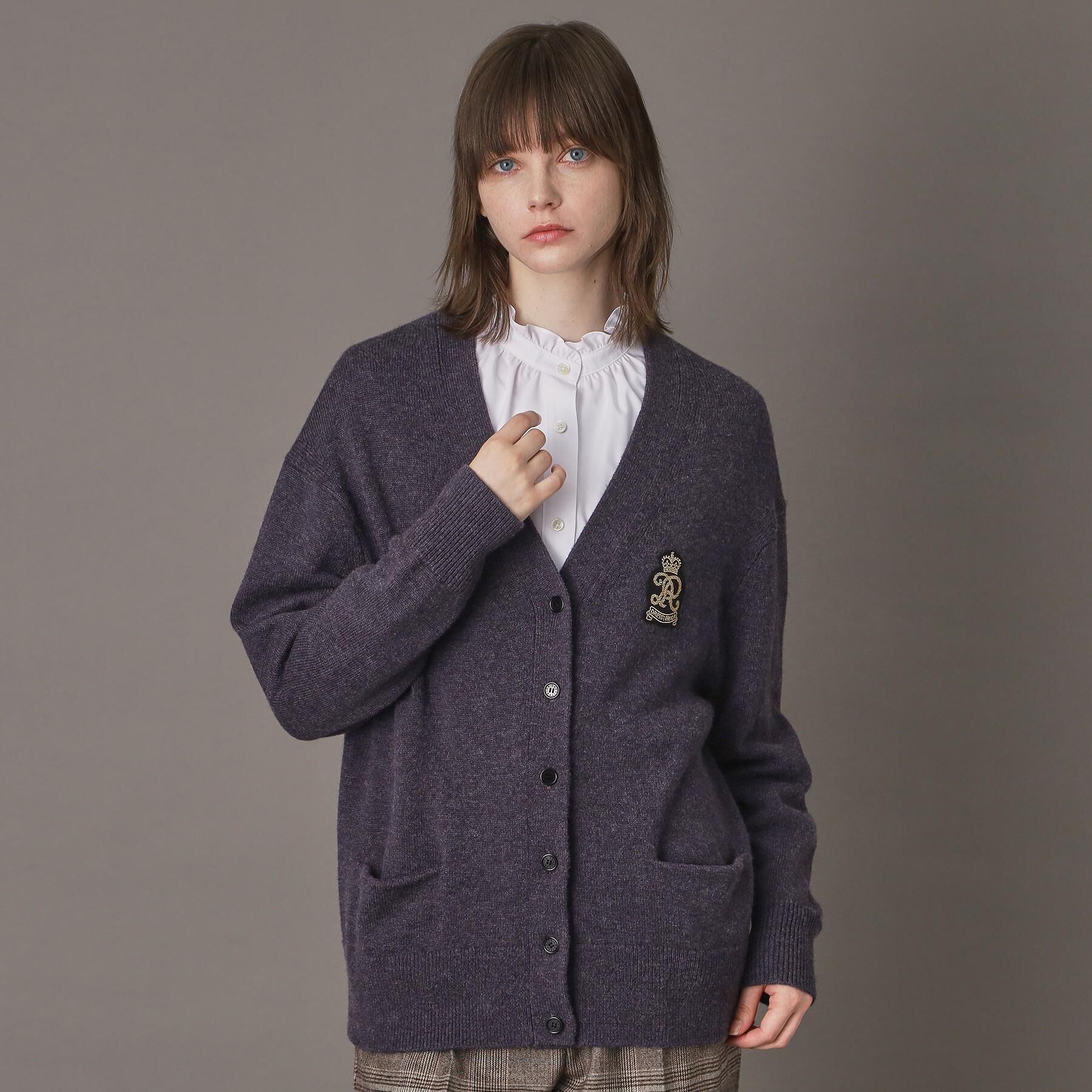 DRESSTERIOR「【otonaMUSE 11月号掲載】レタードニットカーディガン」|カーディガン|