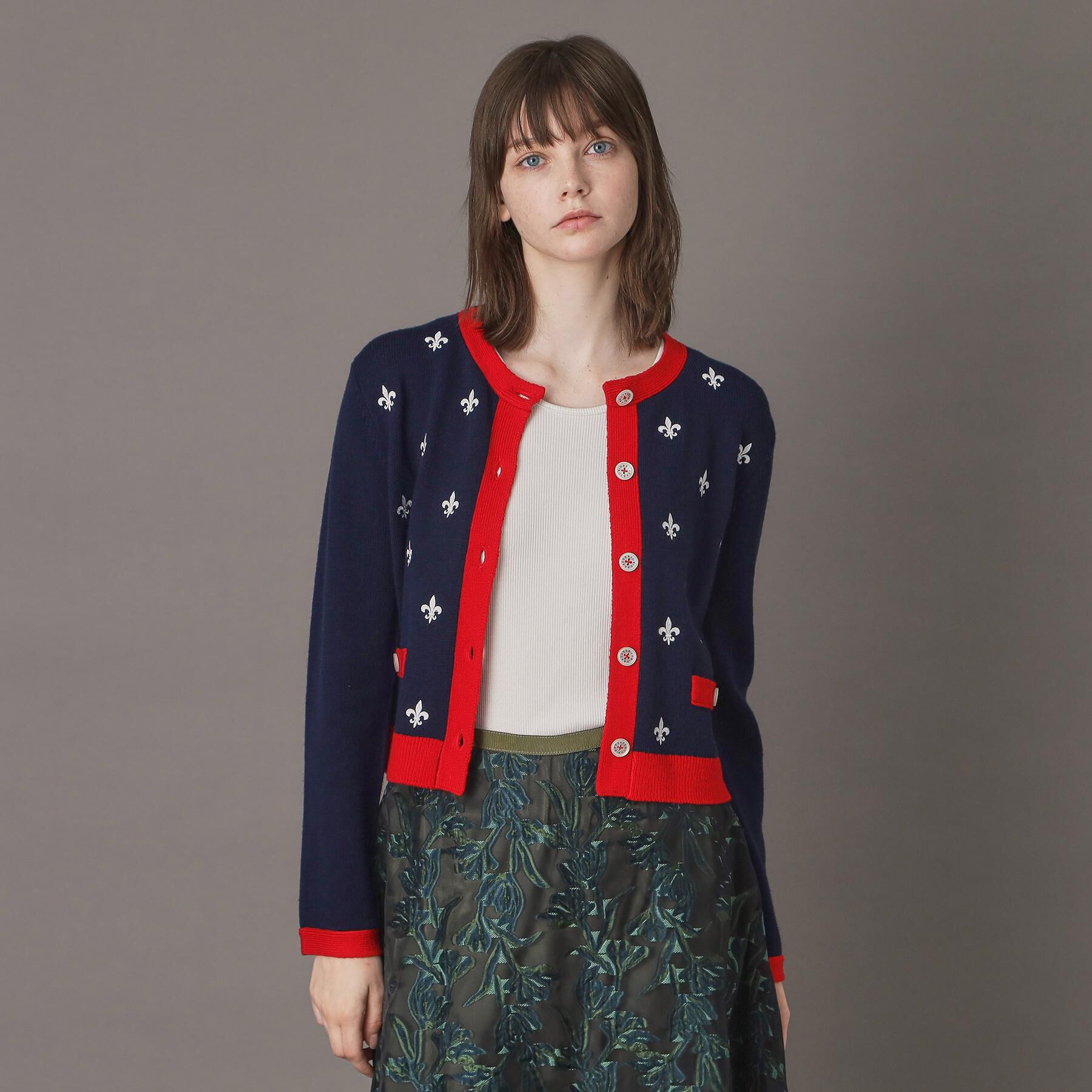 DRESSTERIOR「リリィクレストカーディガン」|カーディガン|