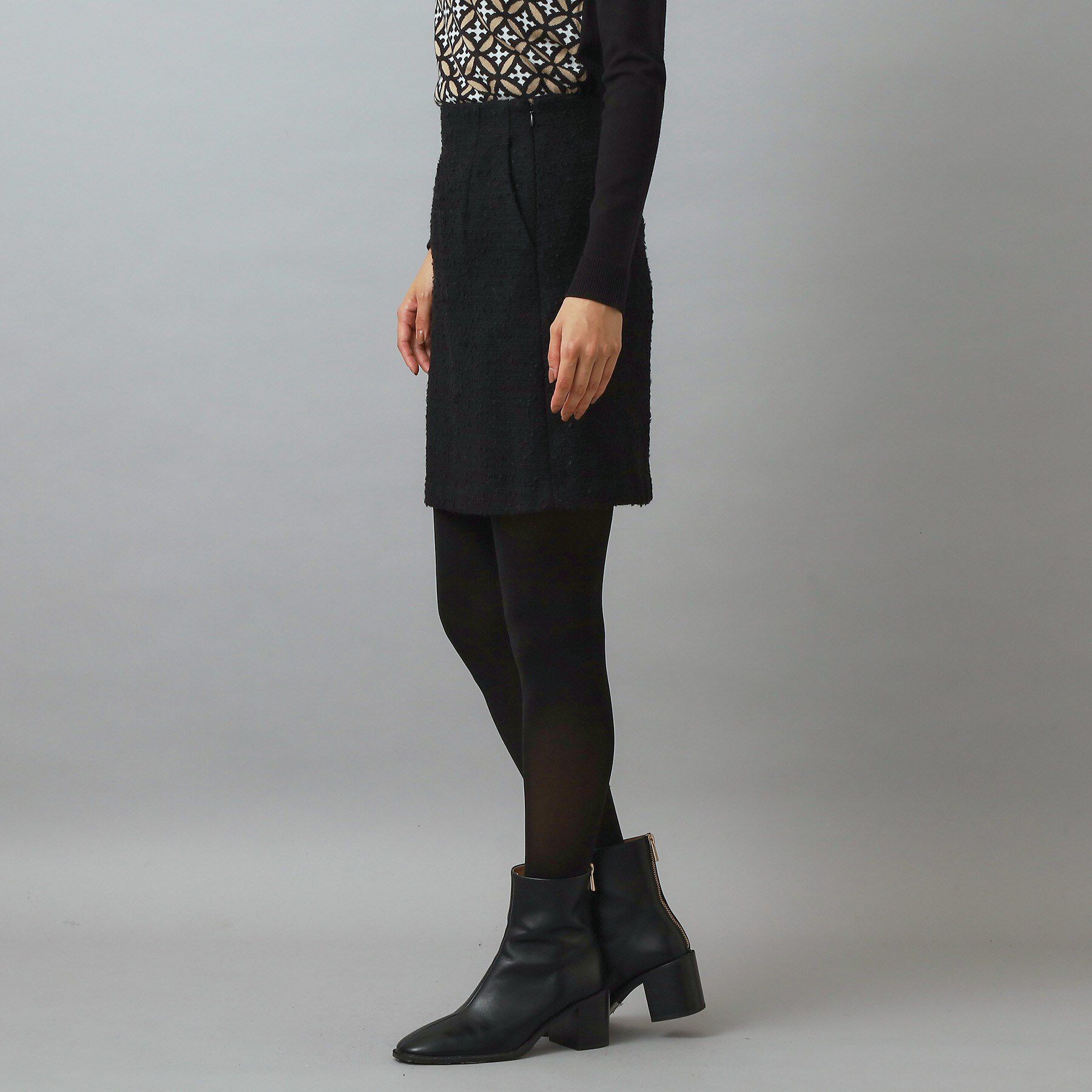 DRESSTERIOR「【otonaMUSE 11月号掲載/セットアップ可】ブッチャーツイードミニスカート」|スカート|