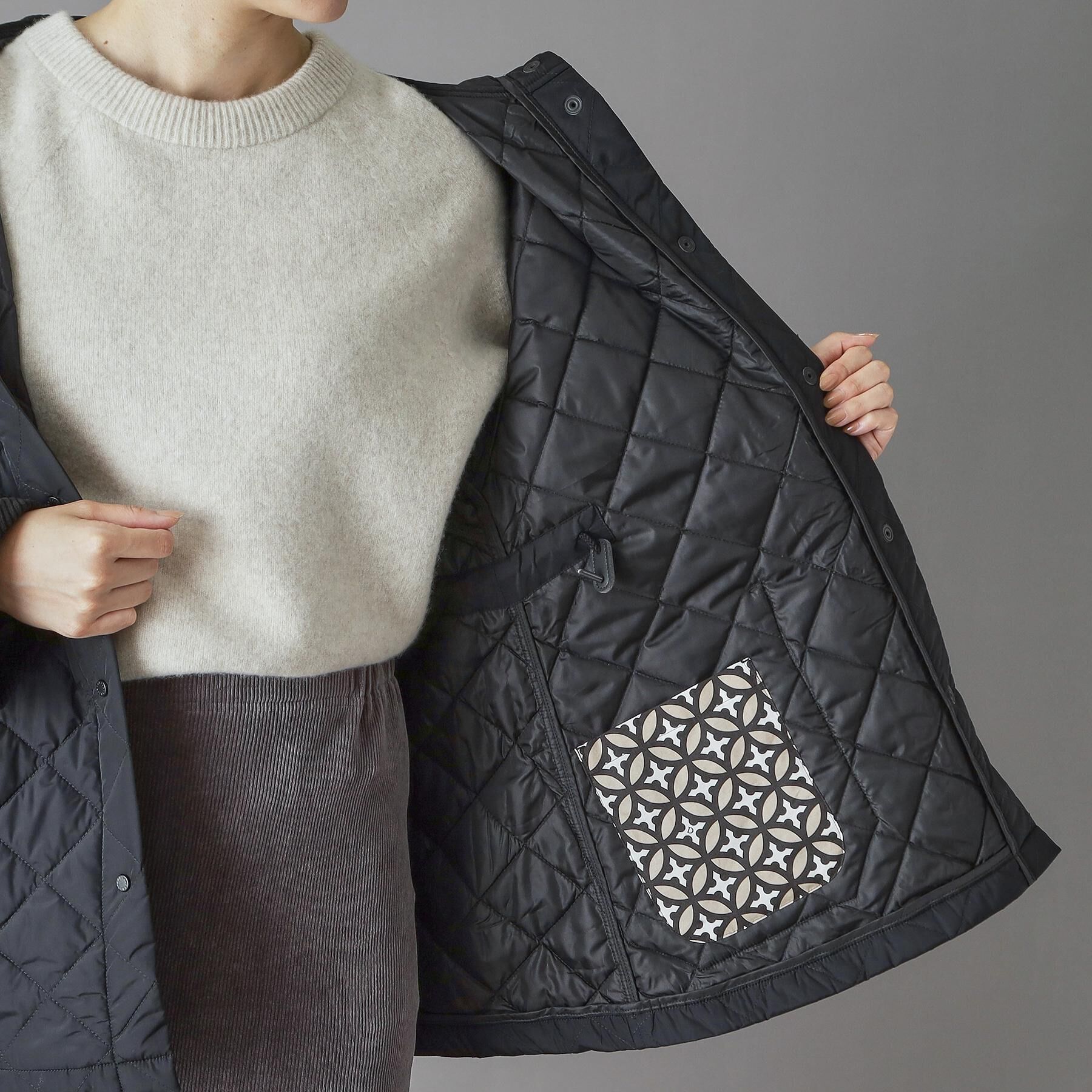 DRESSTERIOR「【otonaMUSE 11月号掲載】レインキルティングブルゾン」|ブルゾン・スタジャン|