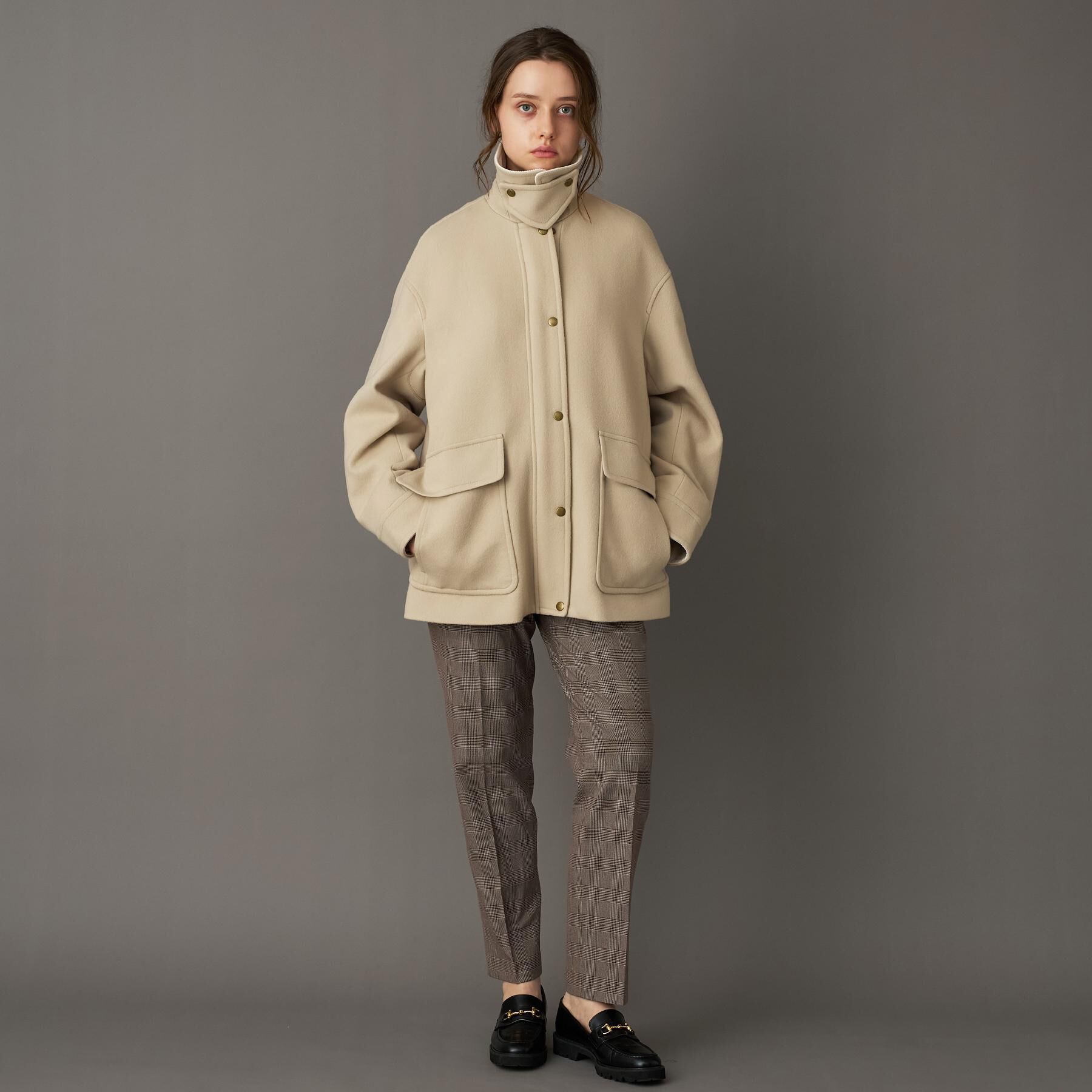 DRESSTERIOR「【CLASSY.12月号/otonaMUSE11月号掲載】ウールハンティングブルゾン」|ブルゾン・スタジャン|