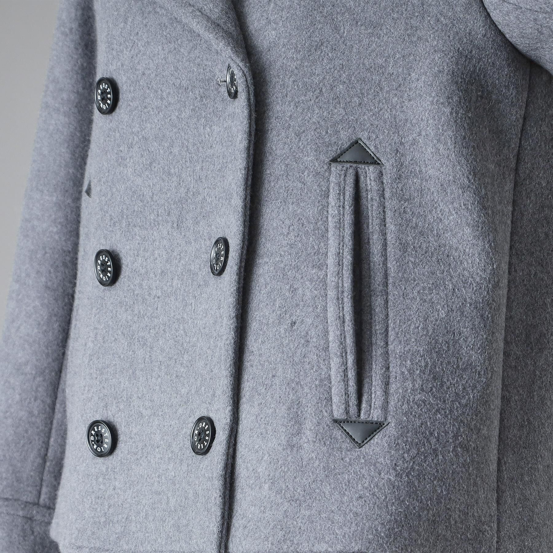 DRESSTERIOR「【CLASSY.12月号/otonaMUSE11月号掲載】Super140'sショートPジャケット」|ピーコート|