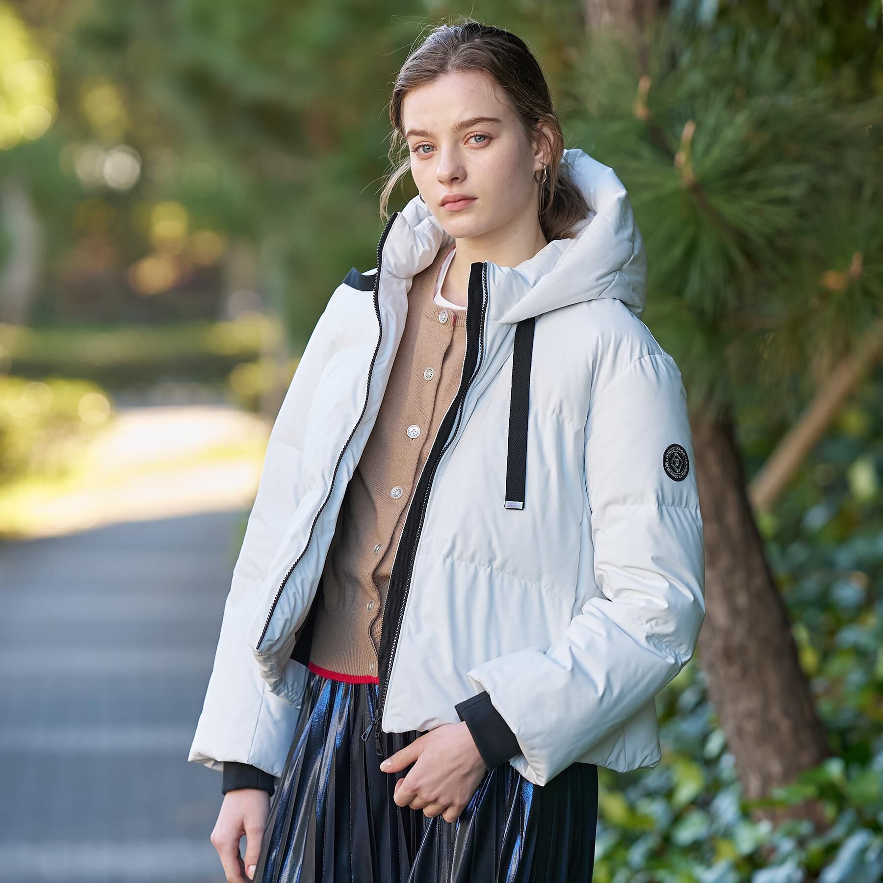 DRESSTERIOR「【CLASSY.12月号掲載】フーデッドショートダウン」|ダウン|