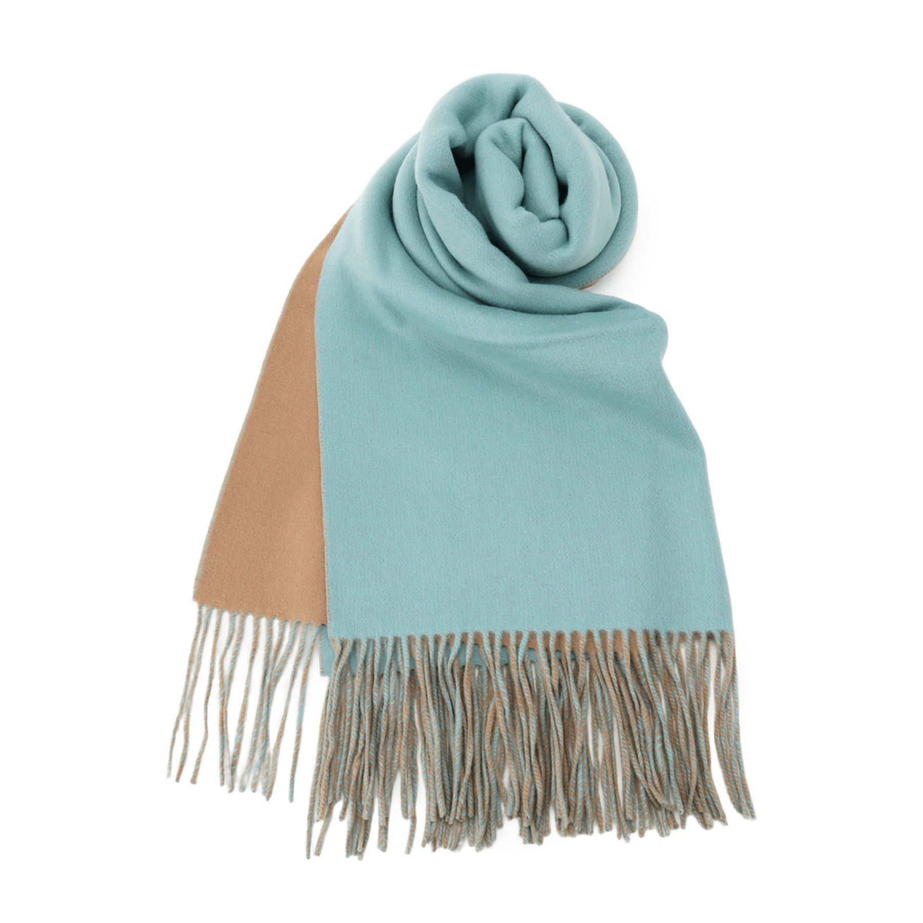 DRESSTERIOR「ASAUCE MELER（アソースメレ）スポンディッシュカシミヤリバーシブルストール」|ストール|