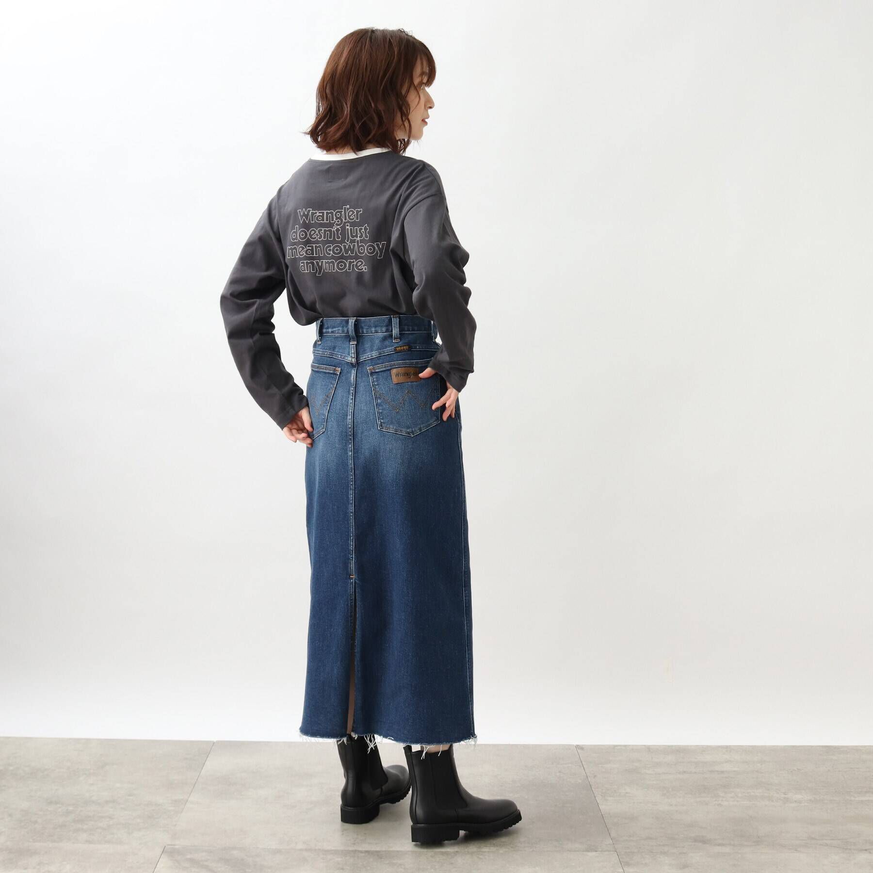 grove「別注リメイク風デニムスカート【Wrangler（ラングラー）】」|スカート|