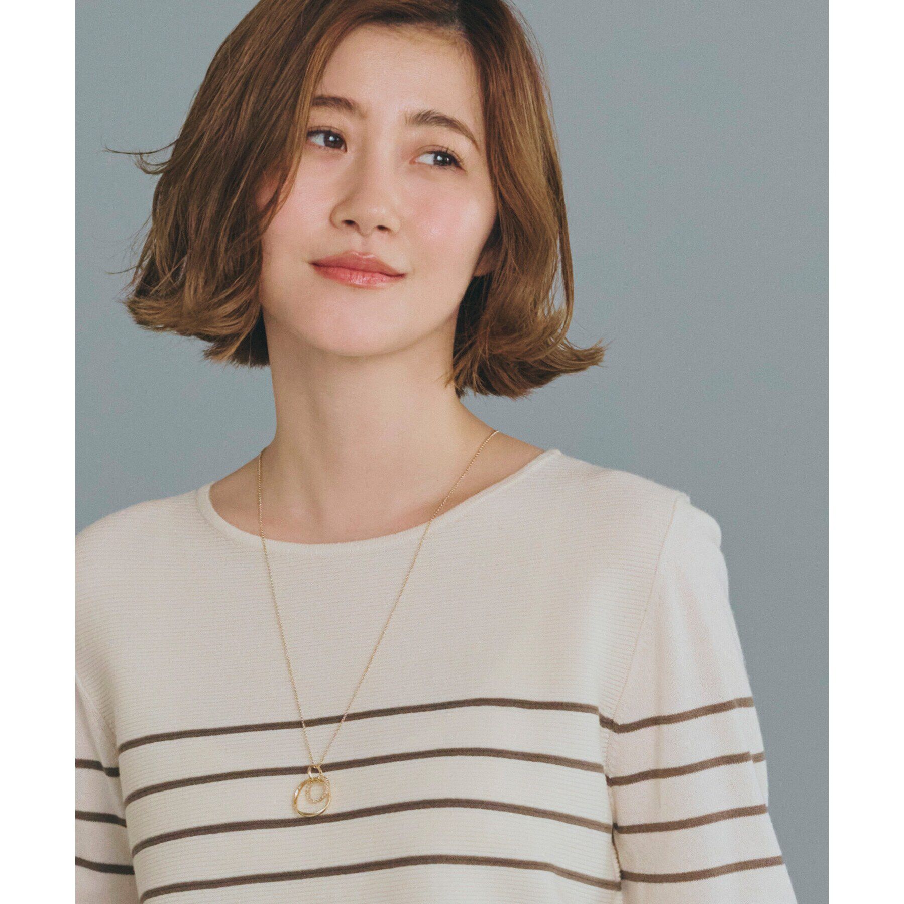 grove「リングロンデルワントップネックレス」|ネックレス|ゴールド(007)