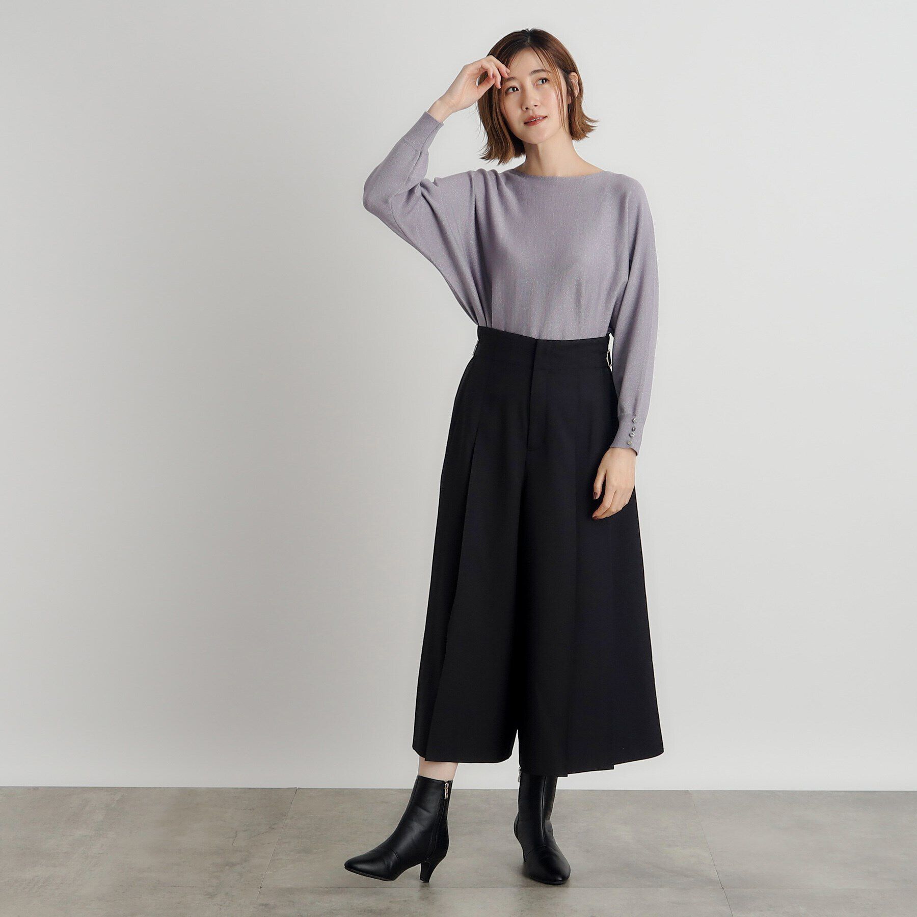 grove「ラメドルマンニットプルオーバー」|ニット・セーター|