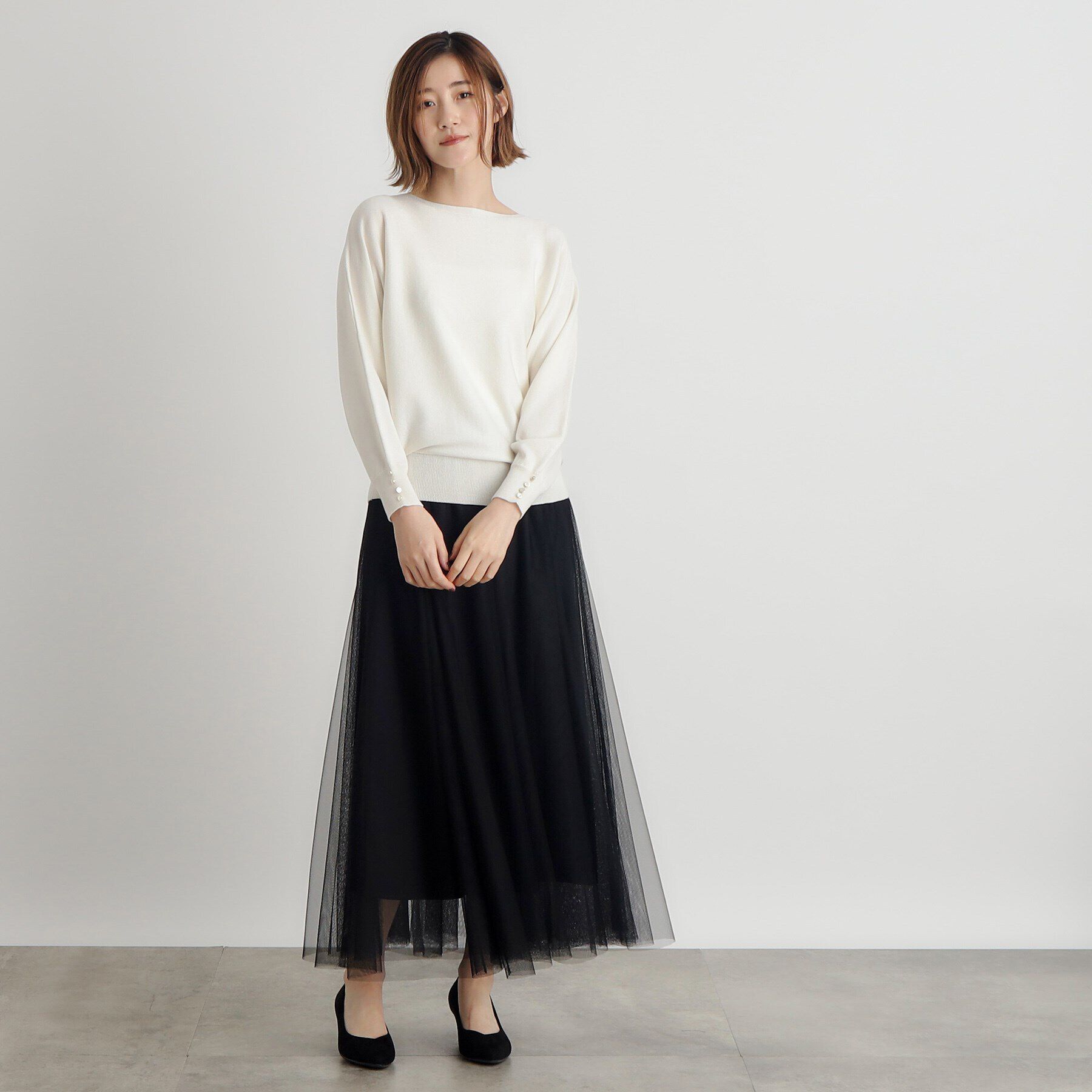 grove「ラメドルマンニットプルオーバー」|ニット・セーター|