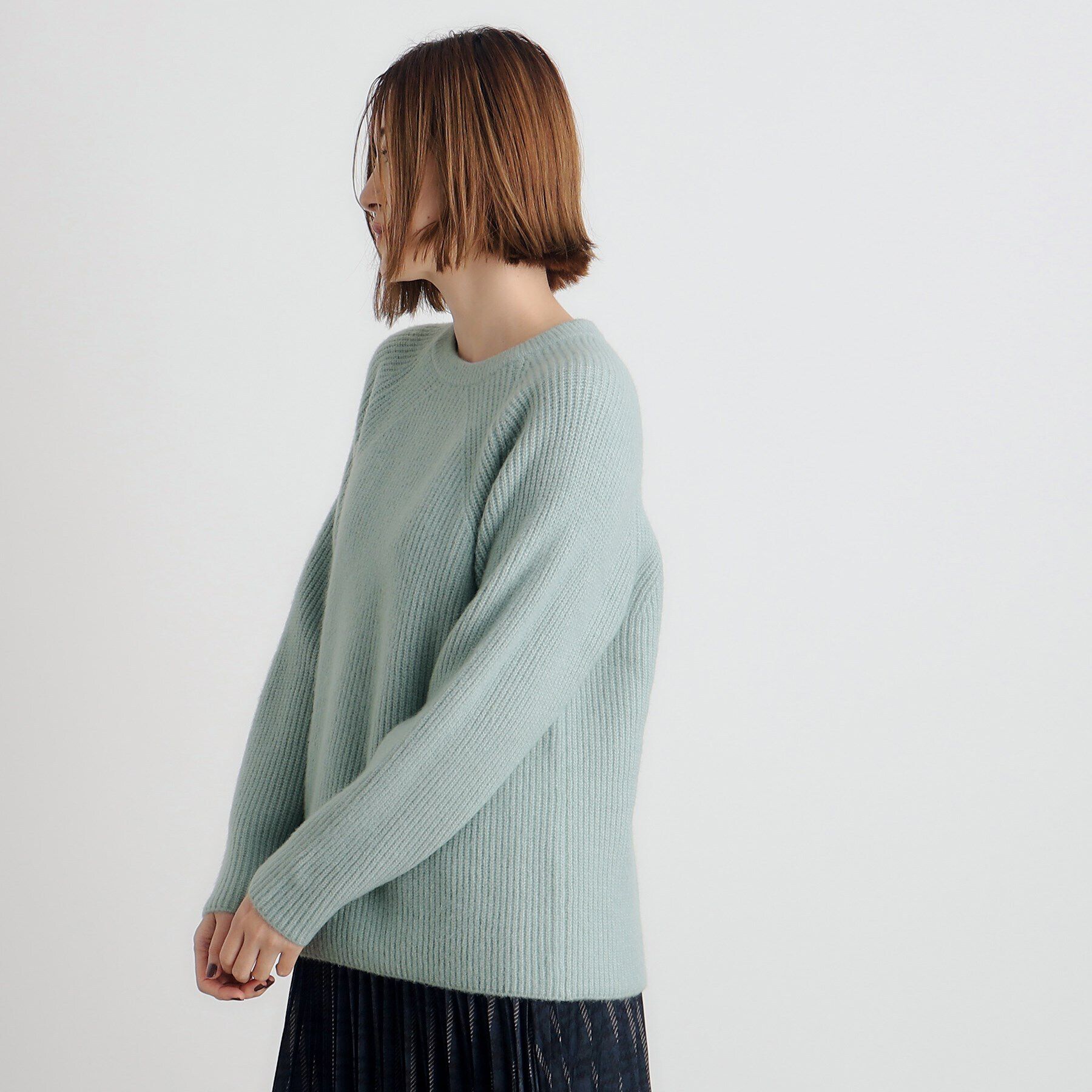 grove「クルーネック畔プルオーバー【洗える】」|ニット・セーター|