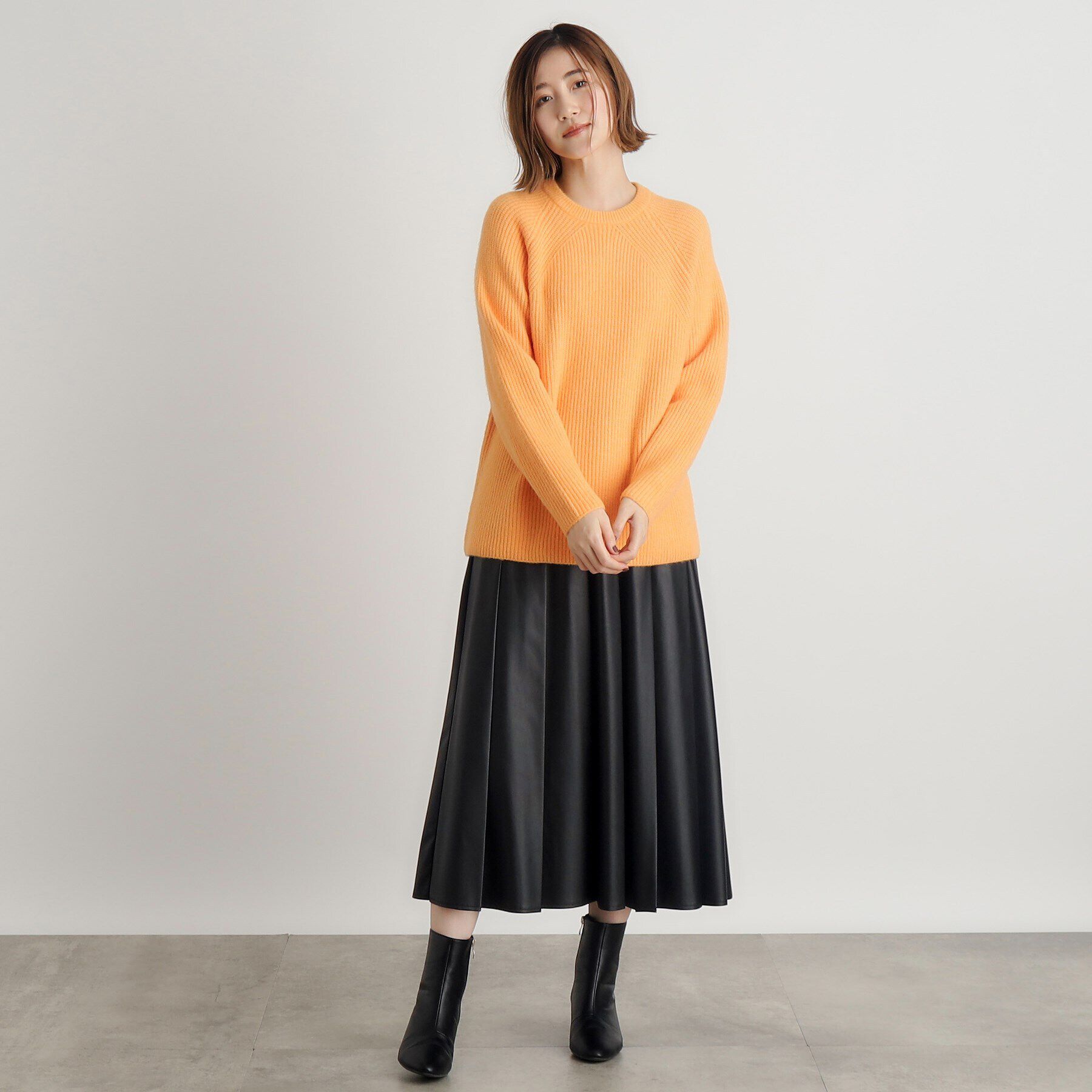 grove「クルーネック畔プルオーバー【洗える】」|ニット・セーター|