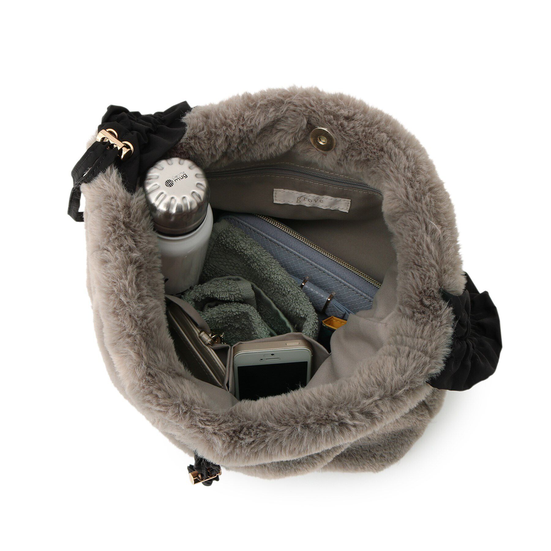 grove「ギャザーハンドルエコファードロストショルダー」|ショルダー・メッセンジャー|