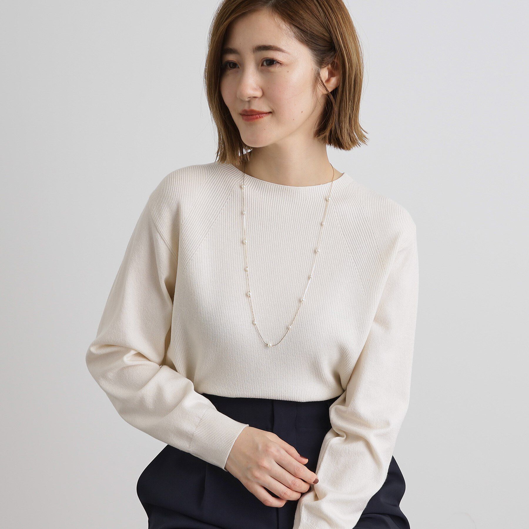 grove「スキップパール調ネックレス【2WAY/入卒対応可】」|ネックレス|